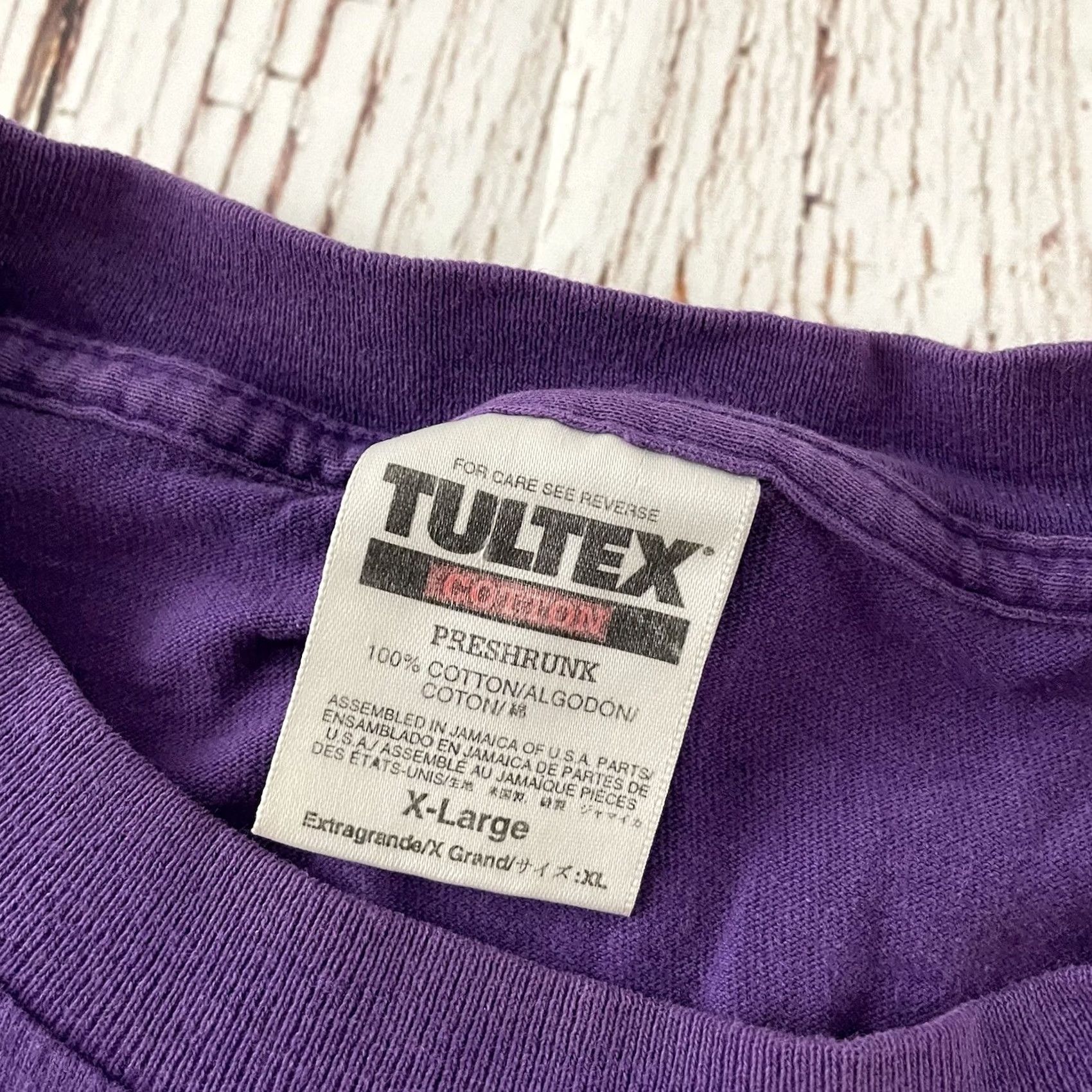 Tultex Last Night'S Shirt - Vintage 1999 Wahoo Country Music Show Short Sleeve Tultex Mens XL Purple Size US XL / EU 56 / 4 - 2 Thumbnail