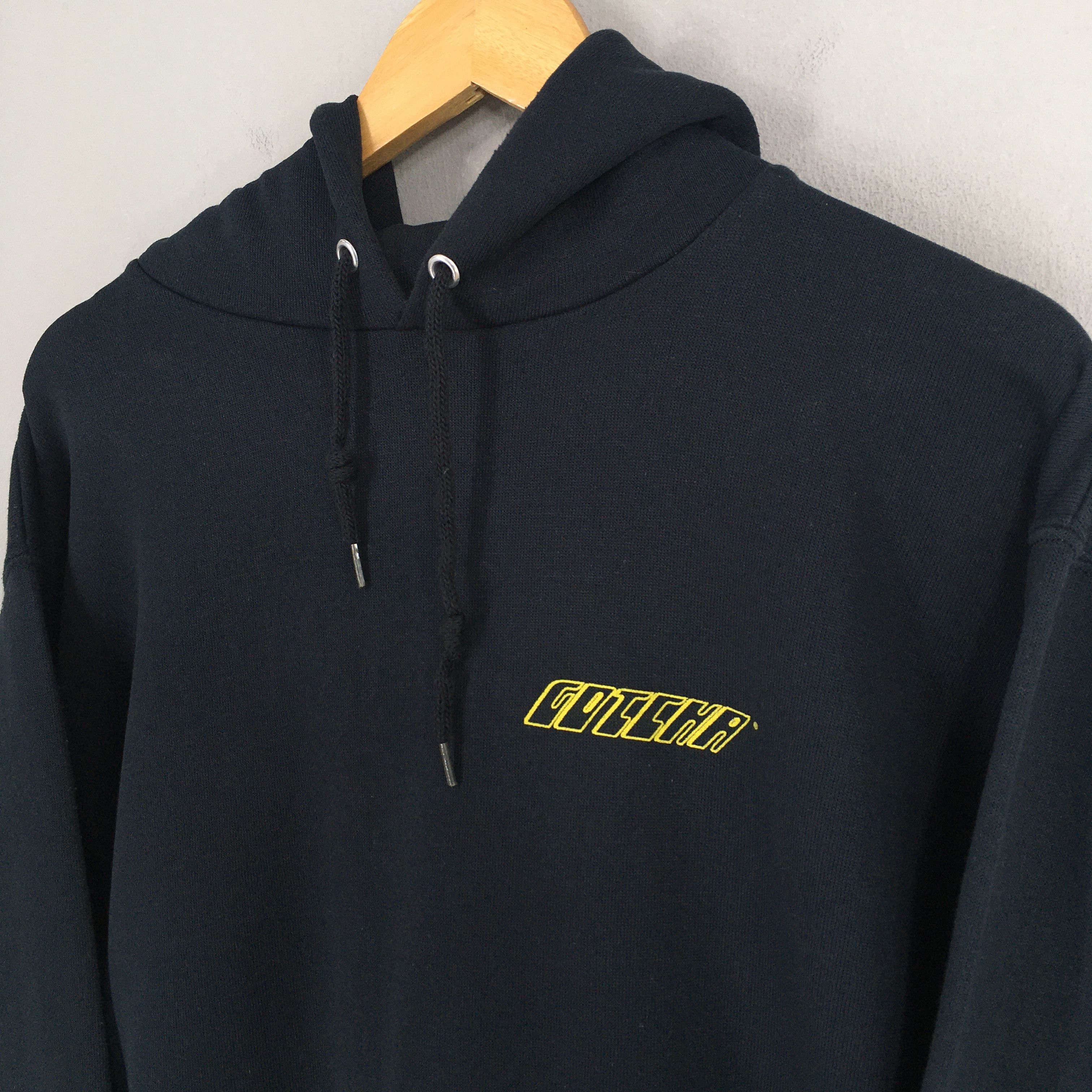 Gotcha Vintage 90s Gotcha Surf Black Hoodie Sweatshirt Medium Size US M / EU 48-50 / 2 - 5 Thumbnail