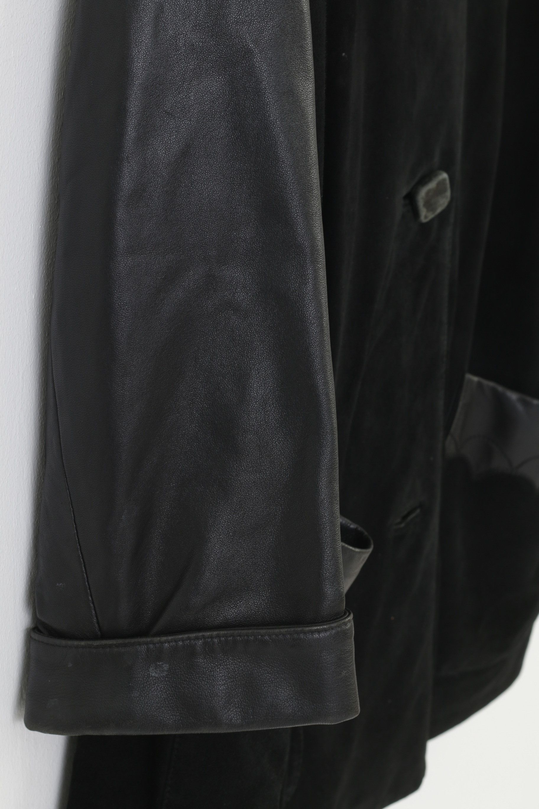 Vintage Sergio Morini Women 48 XL Jacket Black Soft Leather 0050 Size XL / US 12-14 / IT 48-50 - 4 Thumbnail