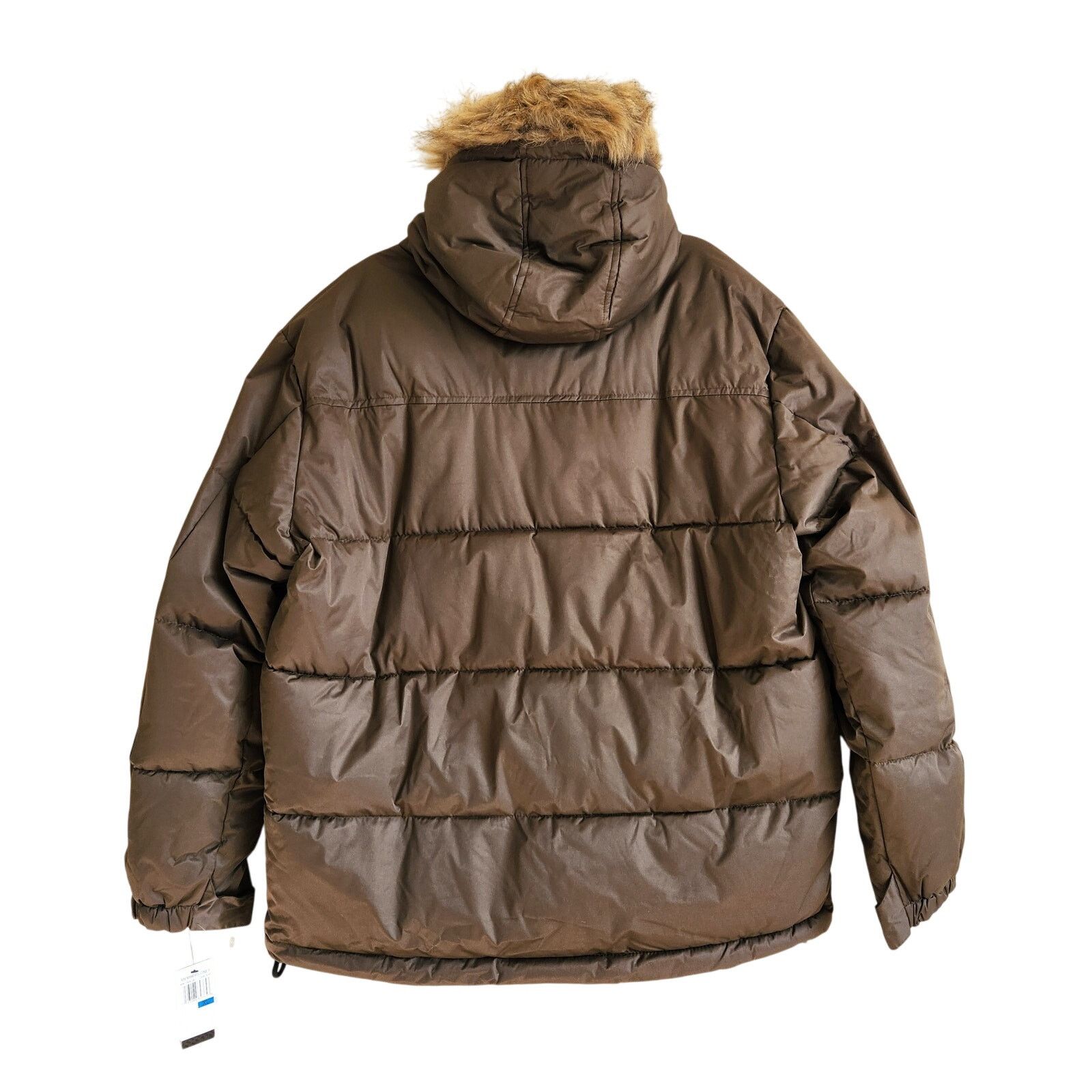 Members Only Members Only Men's Brown Hooded Winter Puffer Jacket Size XL Size US XL / EU 56 / 4 - 5 Thumbnail