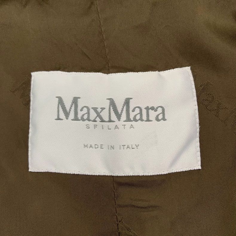Max Mara Max Mara Dark Green Teddy Alpaca Lapel Coat Size M / US 6-8 / IT 42-44 - 6 Thumbnail