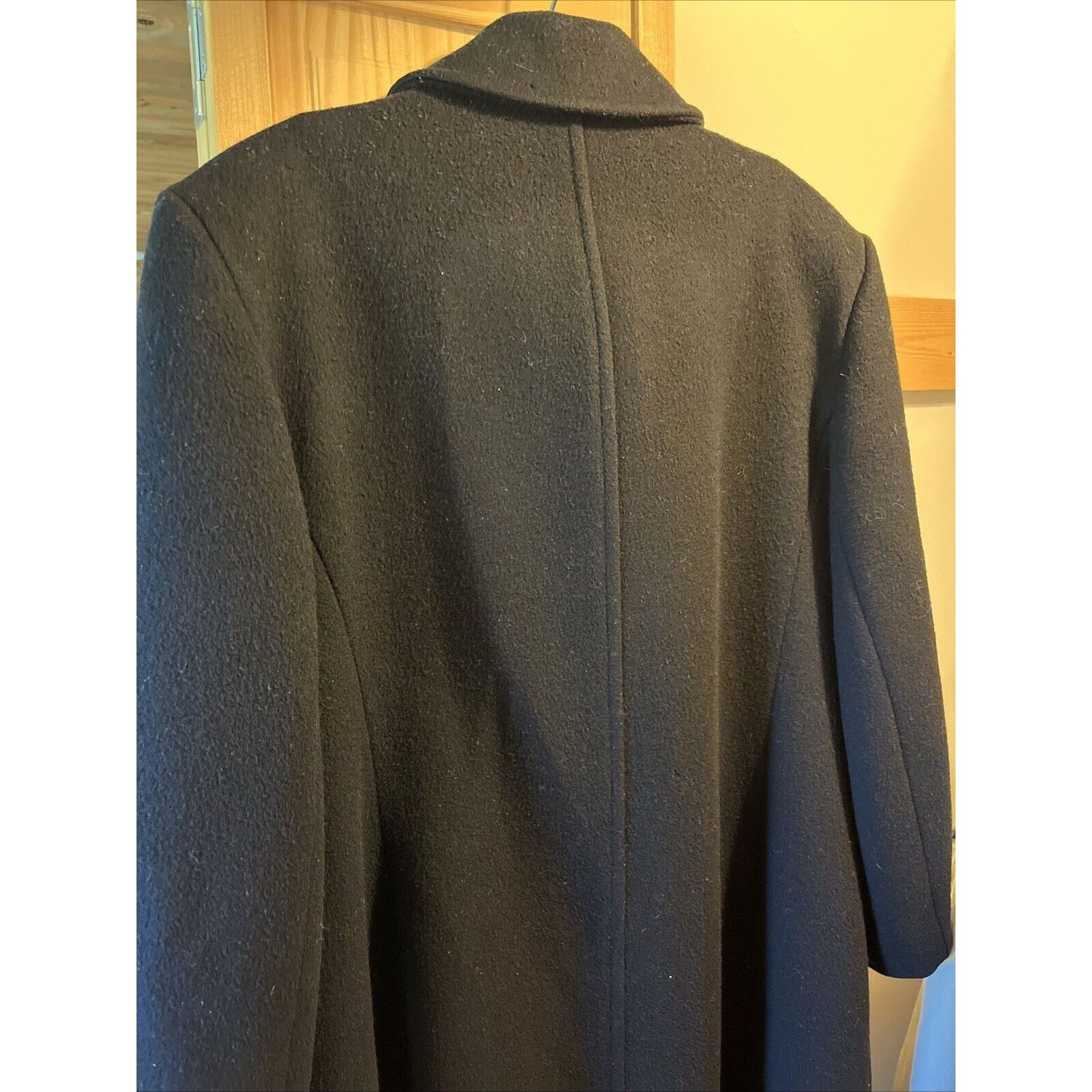 Pendleton Pendleton Vintage Womens Sz 10 Virgin Wool Black Trench Coat Size L / US 10 / IT 46 - 12 Thumbnail