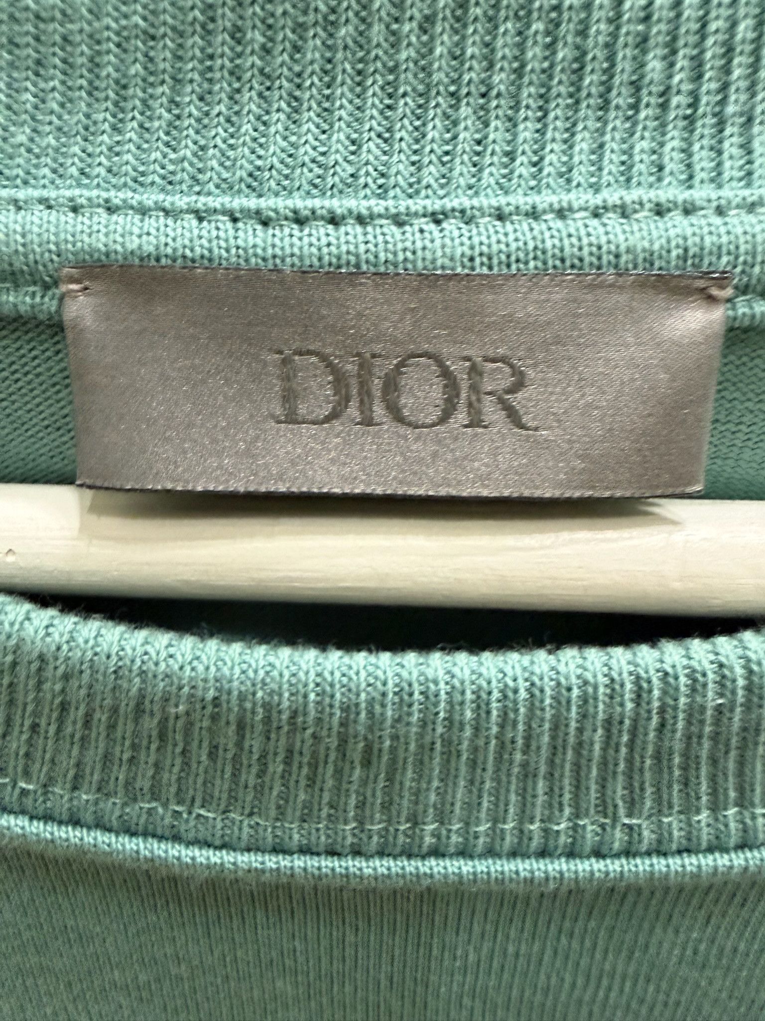 Dior Dior CD Icon Relaxed Fit T-Shirt Sea Green Size US XL / EU 56 / 4 - 4 Thumbnail