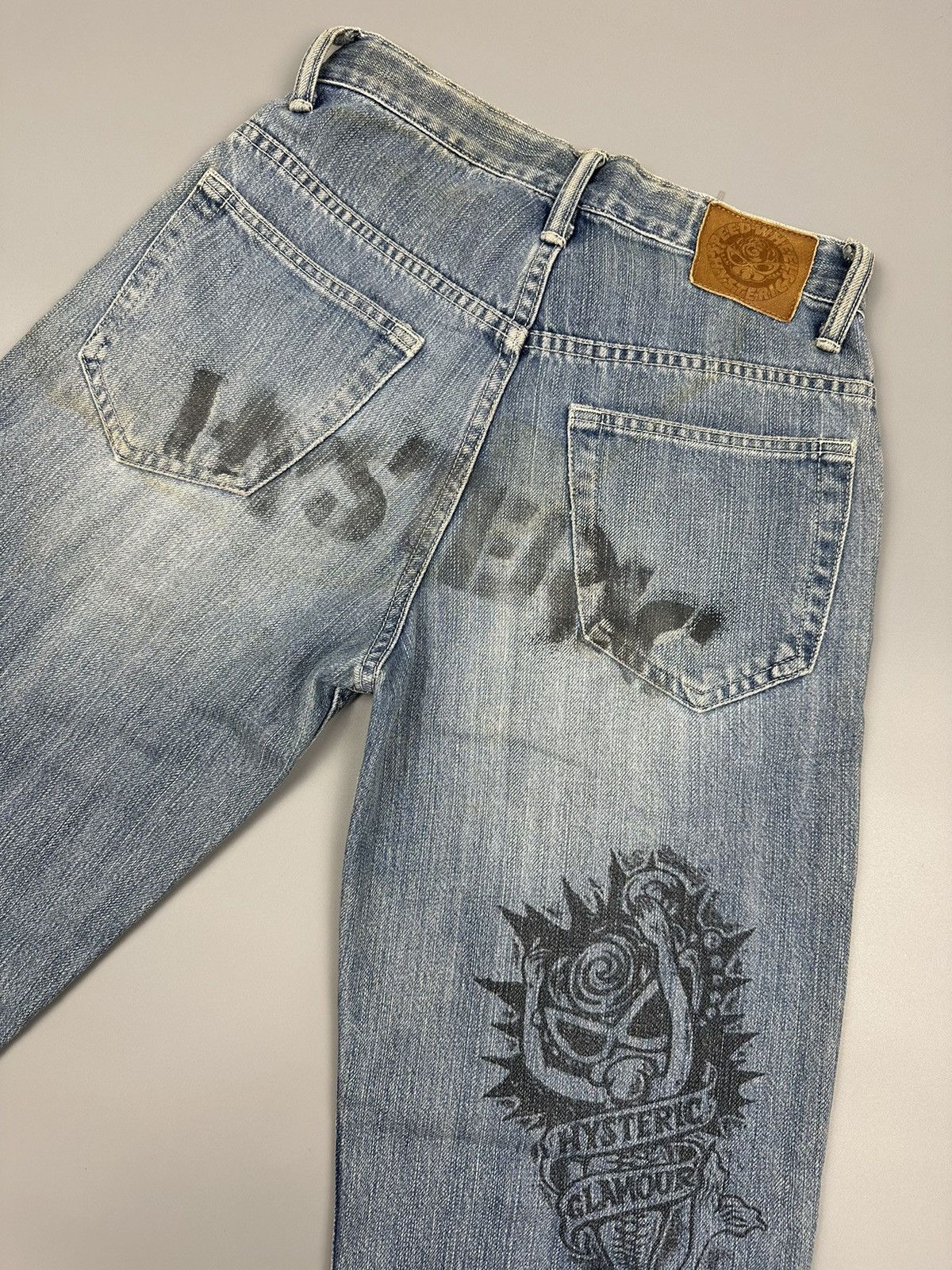 Hysteric Glamour × Japanese Brand 🔥RARE🔥VINTAGE HYSTERIC GLAMOUR JEANS Size US 26 / EU 42 - 4 Thumbnail