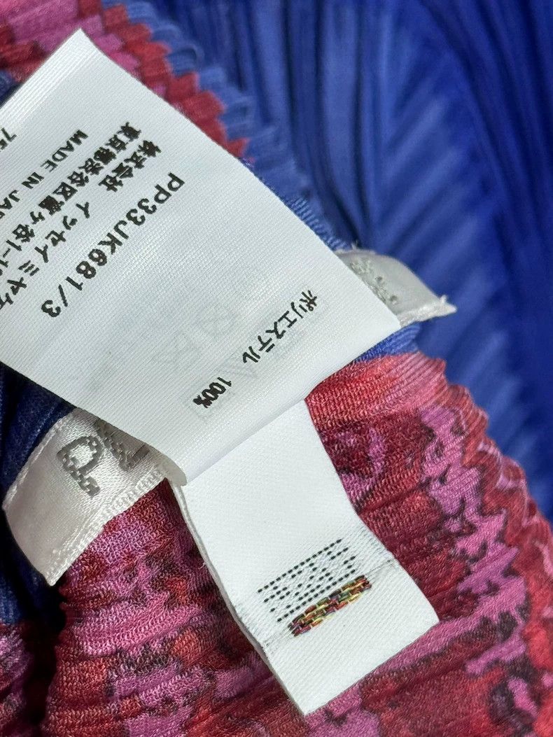 Issey Miyake Issey Miyake size:3 Blue red spider lily pleated short-sle Size S / US 4 / IT 40 - 4 Thumbnail