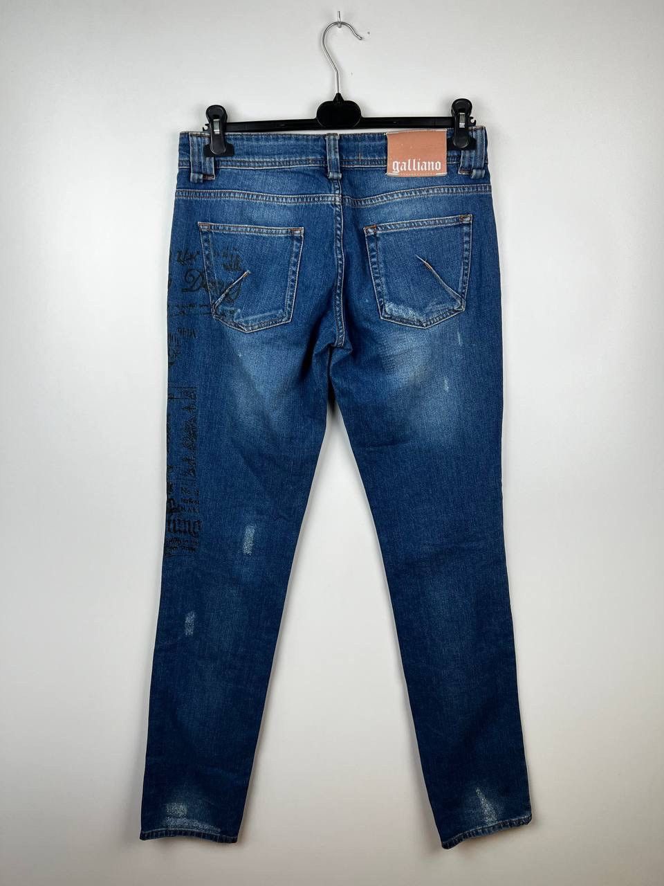 John Galliano × Vintage Galliano vintage denim pants woman’s size 30 Size 30" / US 8 / IT 44 - 2 Thumbnail