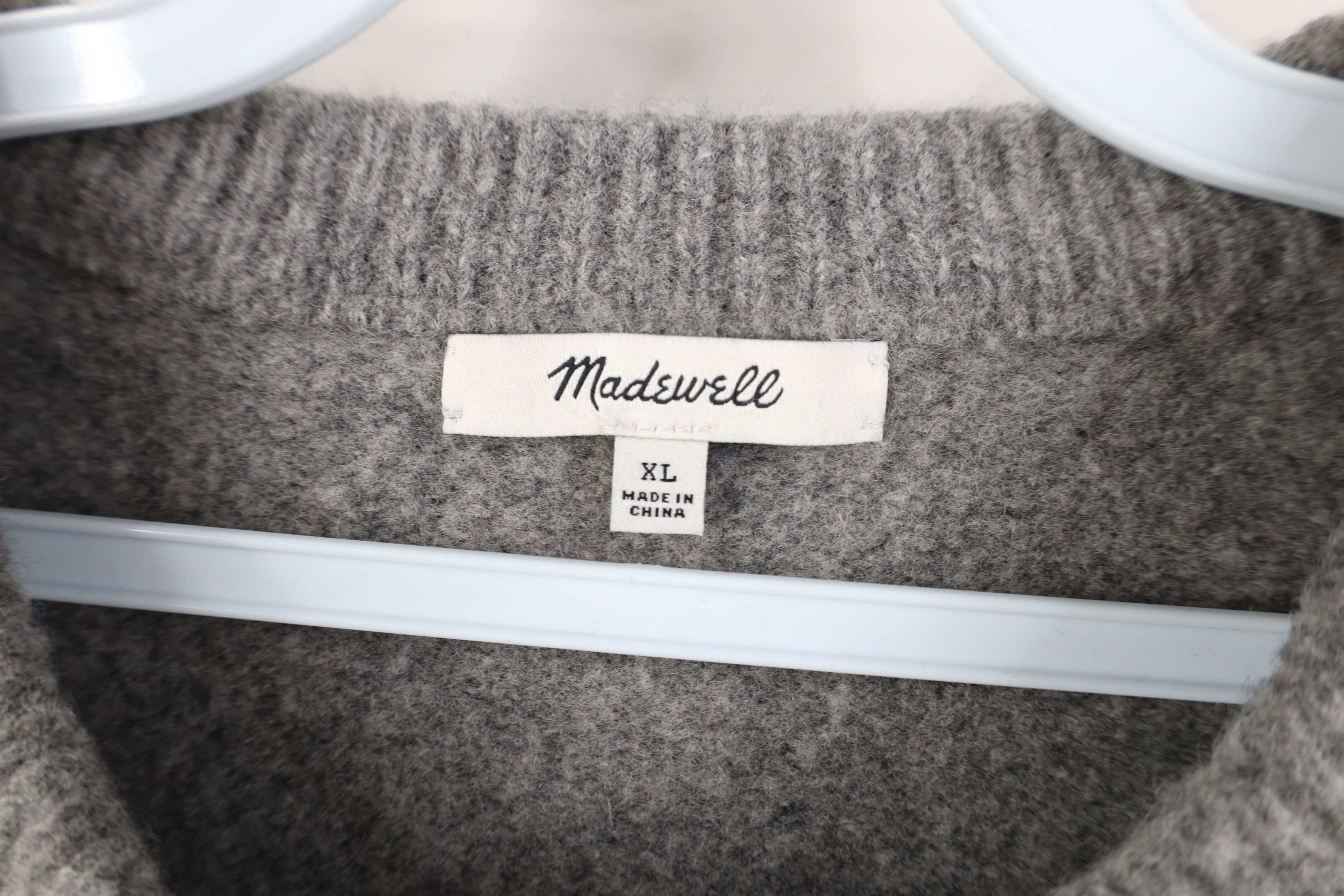 Madewell Madewell Block Wool Blend Knit Tunic Crewneck Sweater Size XL / US 12-14 / IT 48-50 - 4 Thumbnail