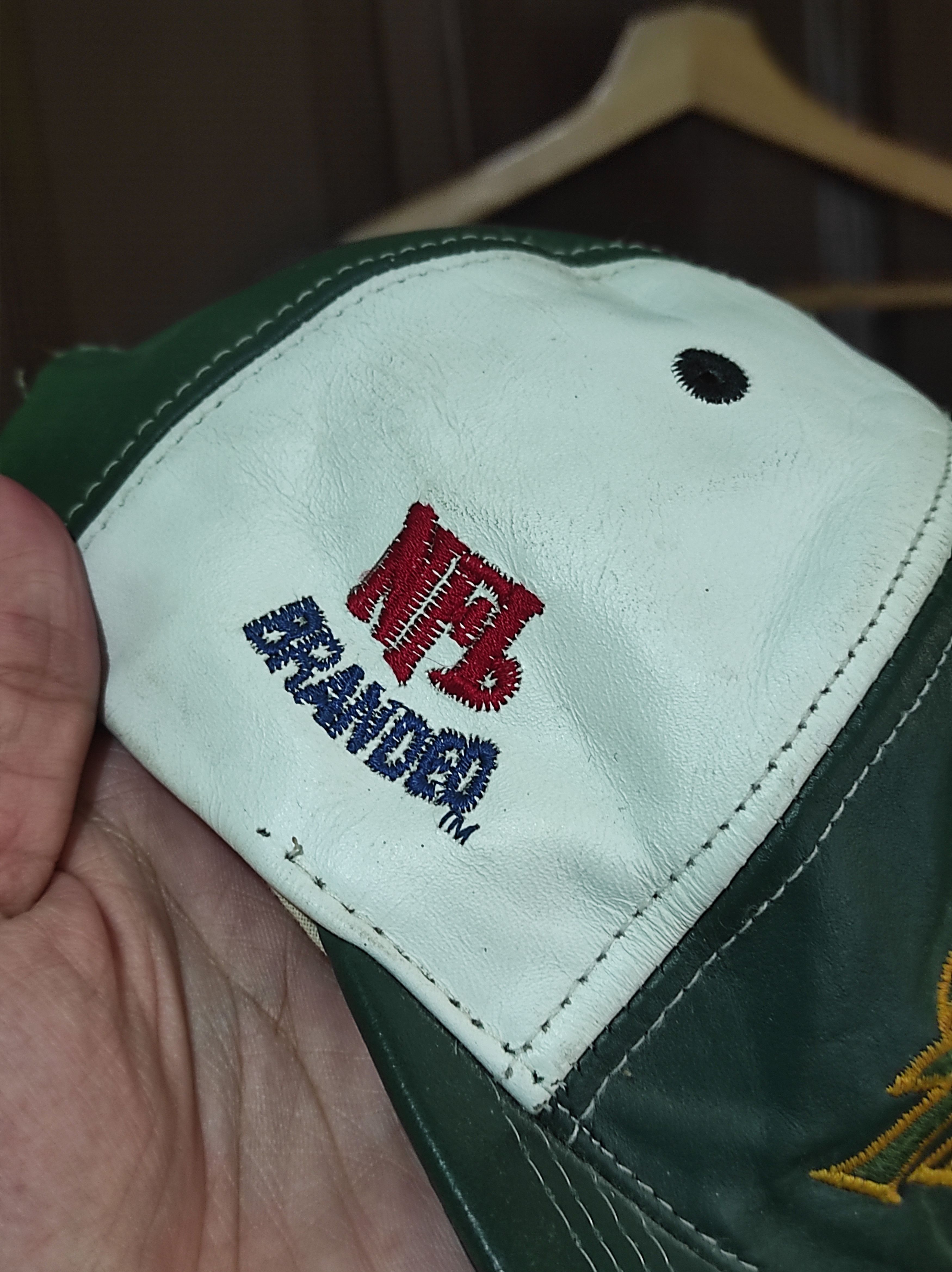Vintage VTG Gpackers Leather Cap by Modern Size ONE SIZE - 8 Thumbnail