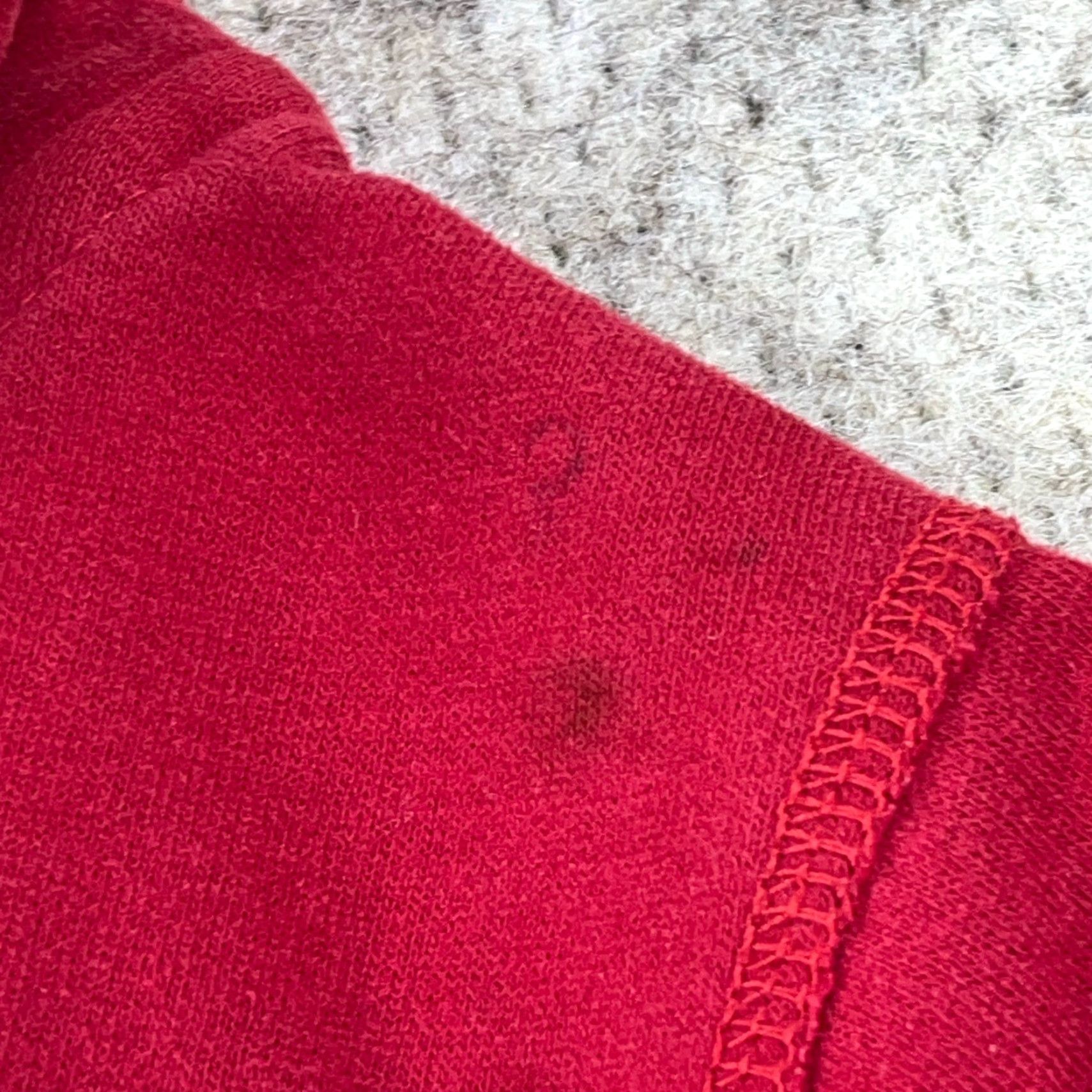 Abercrombie & Fitch Vintage Abercrombie & Fitch Hoodie Women L Red Sweatshirt Logo Pullover Crew Neck Long Sleeve Fleece Cotton Blend Polyester Easy Care Size L / US 10 / IT 46 - 6 Thumbnail