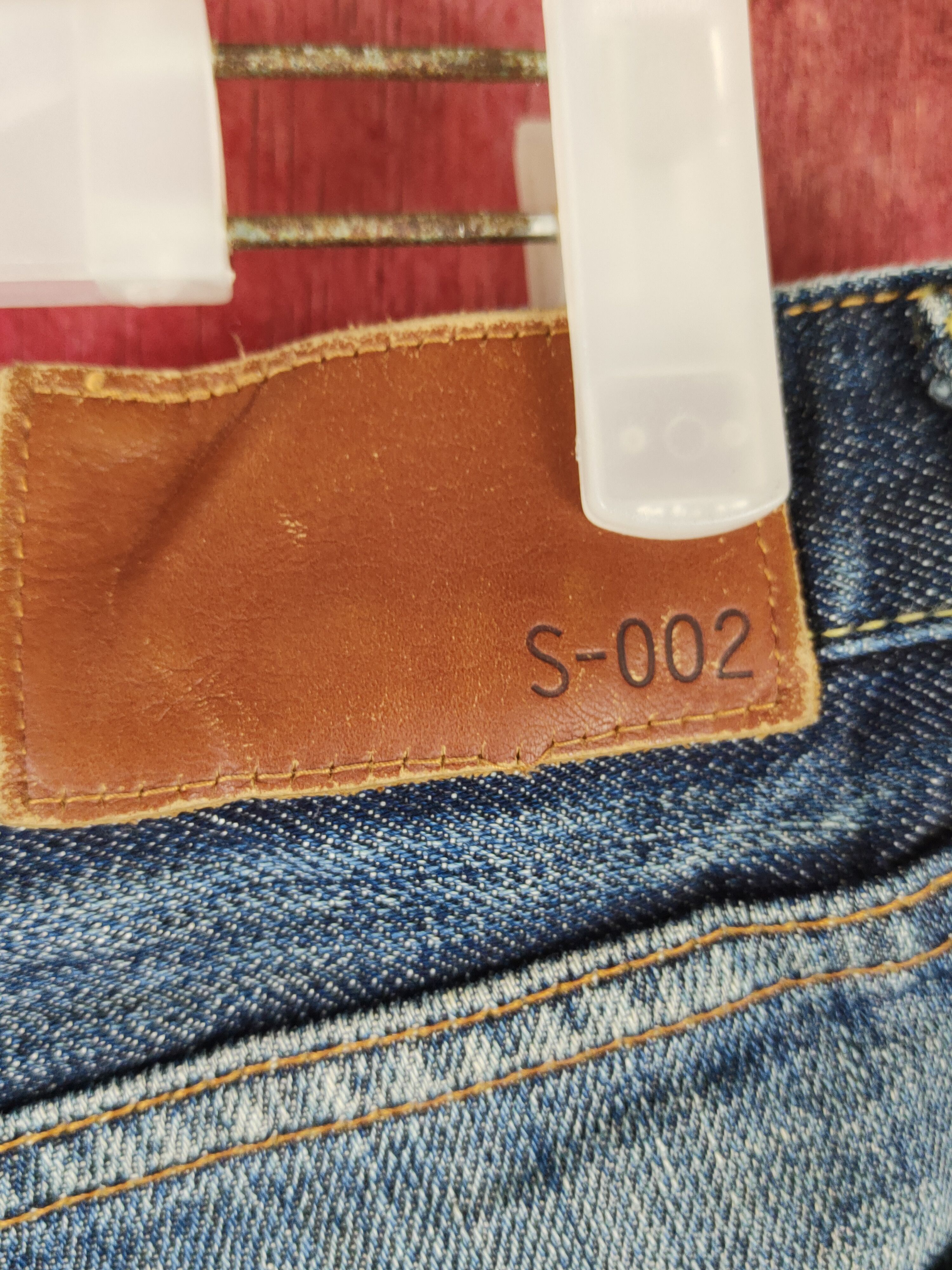 Japanese Brand Uniqlo Dark Blue Faded Distressed Ripped Jeans #S1652 Size US 32 / EU 48 - 8 Thumbnail