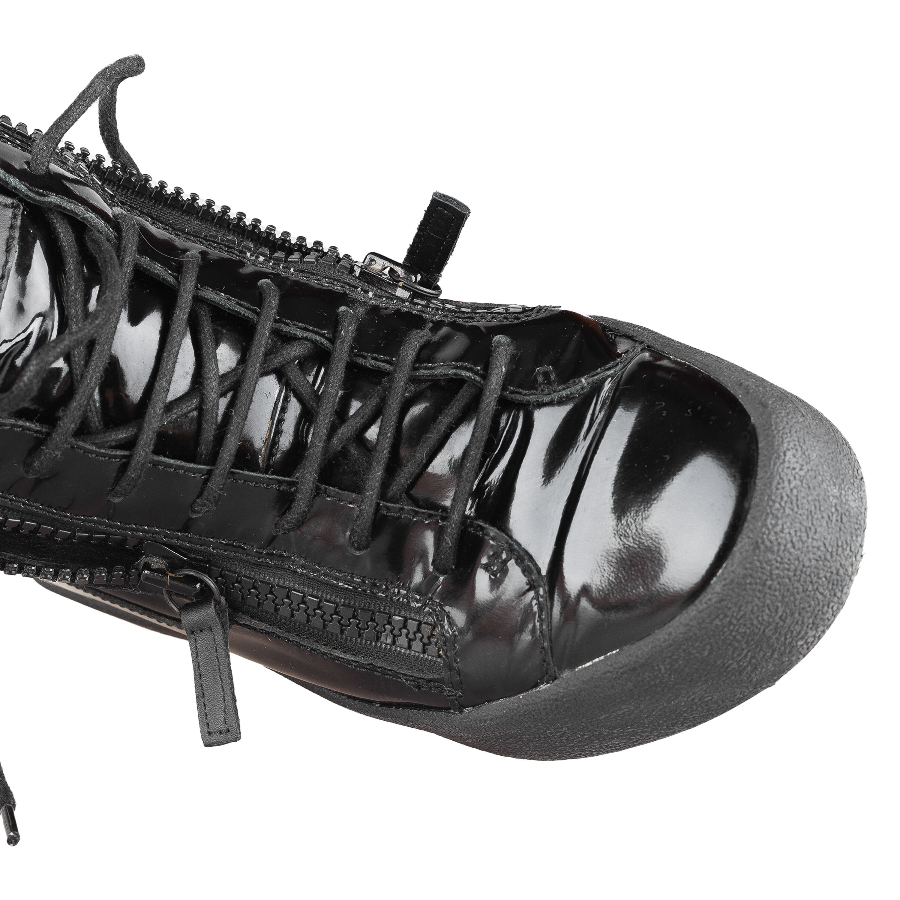 Giuseppe Zanotti Giuseppe Zanotti Black High-Top Sneakers (39 IT/ 40 EU) Size US 7 / EU 40 - 6 Thumbnail