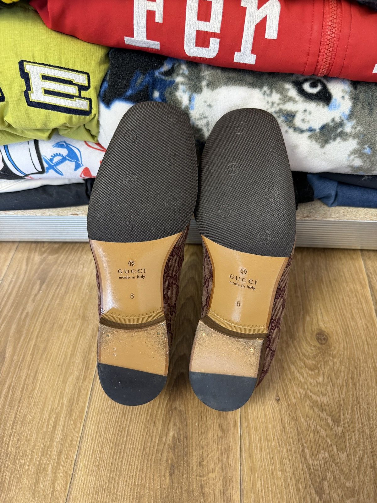 Gucci Gucci Monogram Horsebit Loafer Size US 8 / EU 41 - 6 Thumbnail