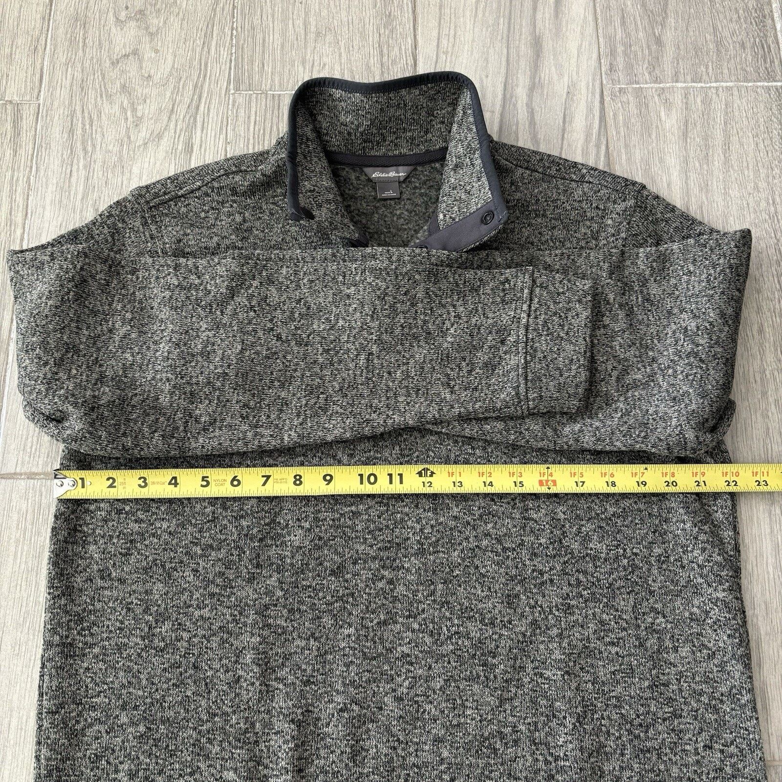Eddie Bauer Eddie Bauer Radiator Fleece Snap Pullover Men’s Large Black Size US L / EU 52-54 / 3 - 7 Thumbnail