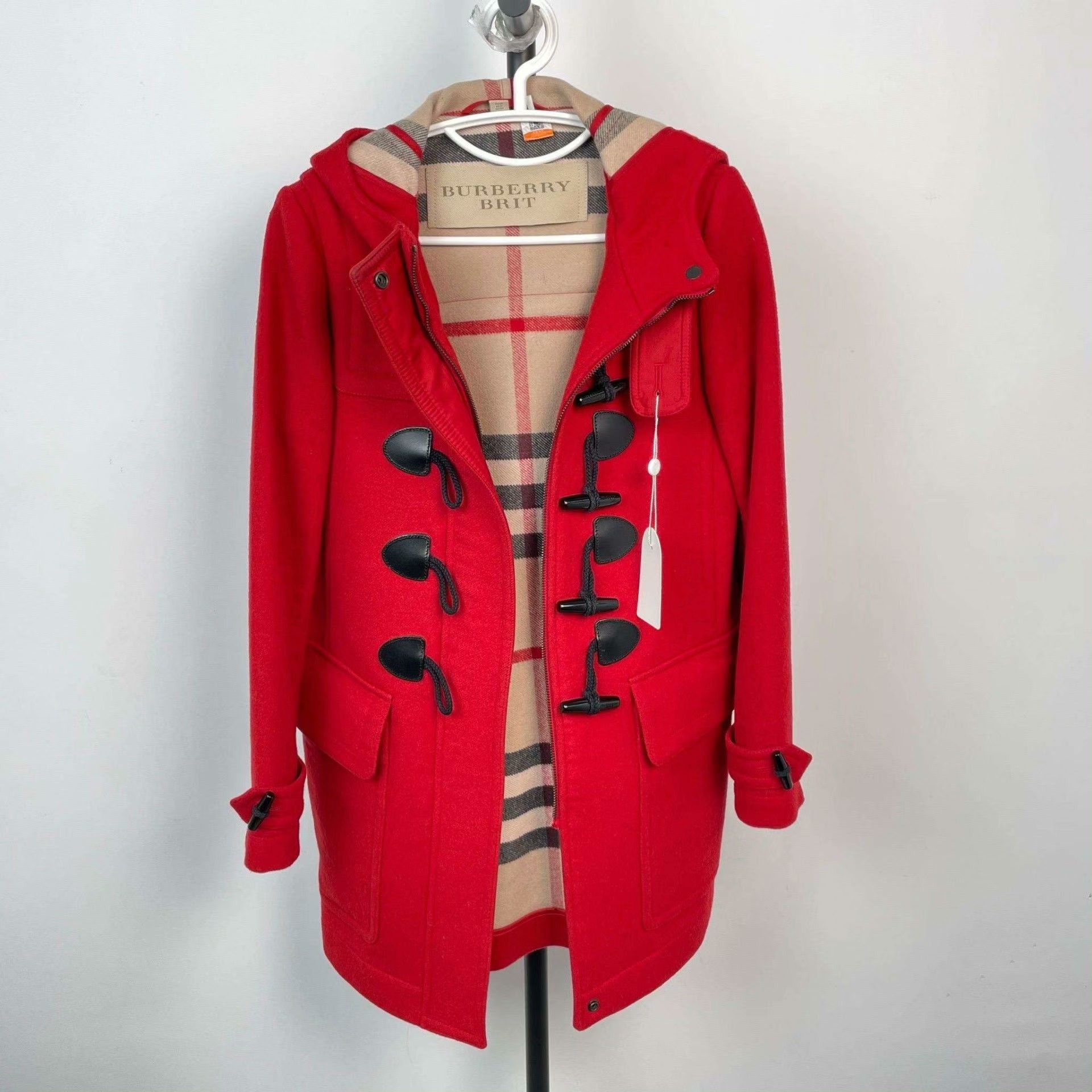 Burberry Burberry Red Coat 36 Women Size S / US 4 / IT 40 - 1 Thumbnail