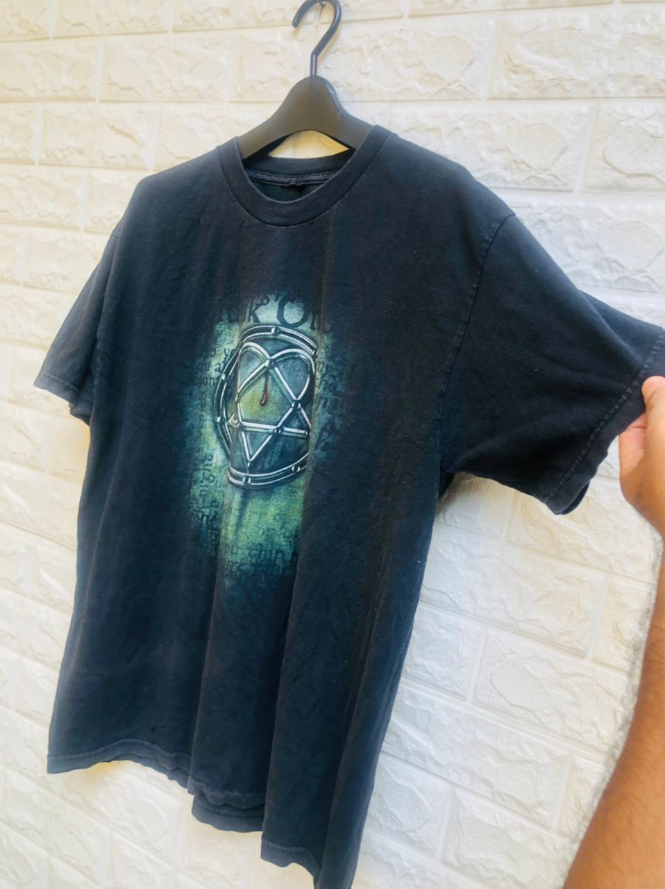 Band Tees × Japanese Brand × Vintage Vintage HIM Metal Band Music Designer Fashion Size US M / EU 48-50 / 2 - 5 Thumbnail