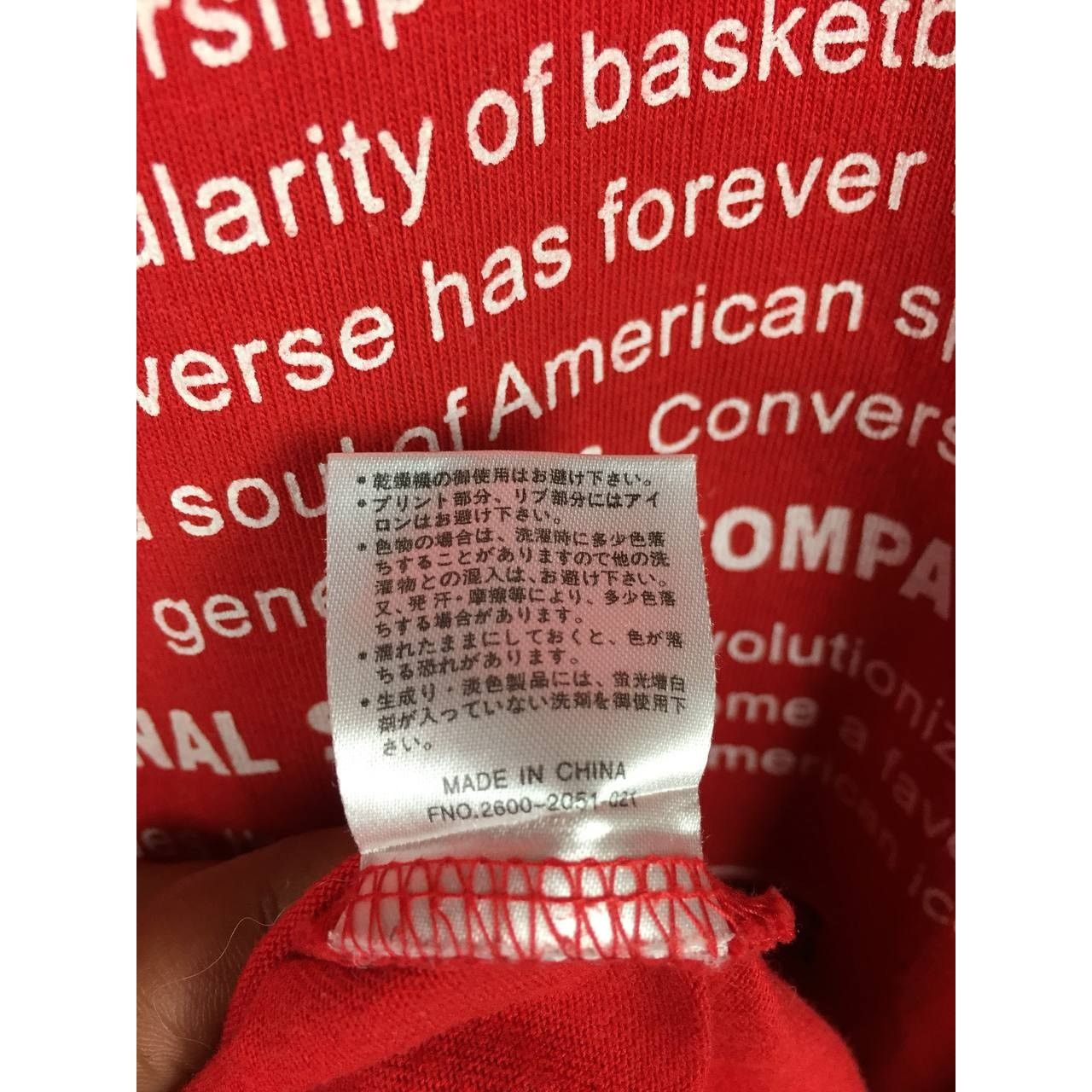 Converse × Vintage Converse All Star America's Original Long Sleeve Tee Size US XXL / EU 58 / 5 - 16 Thumbnail