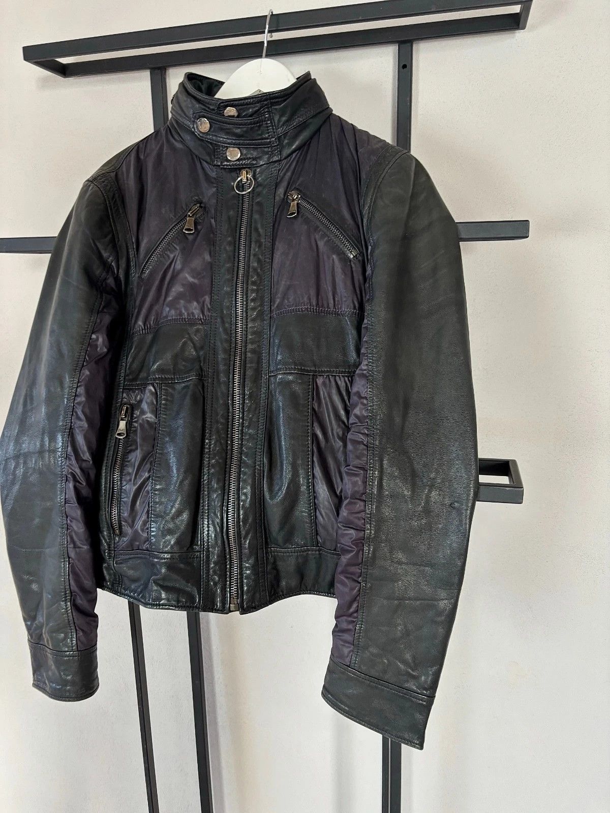 Dolce & Gabbana RRP 1200$ 00S Dolce Gabbana Archive Hybrid Leather Jacket Size US S / EU 44-46 / 1 - 5 Thumbnail