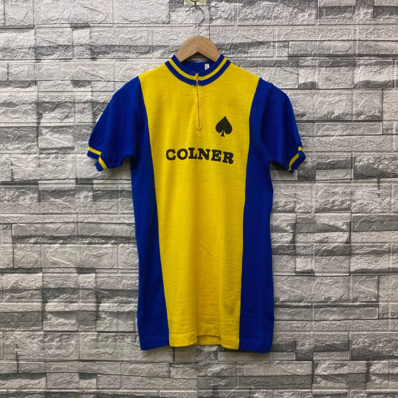 Vintage VINTAGE 70s COLNER (By Colnago)Acrilic Cycling Jersey Italy Size US M / EU 48-50 / 2 - 2 Thumbnail