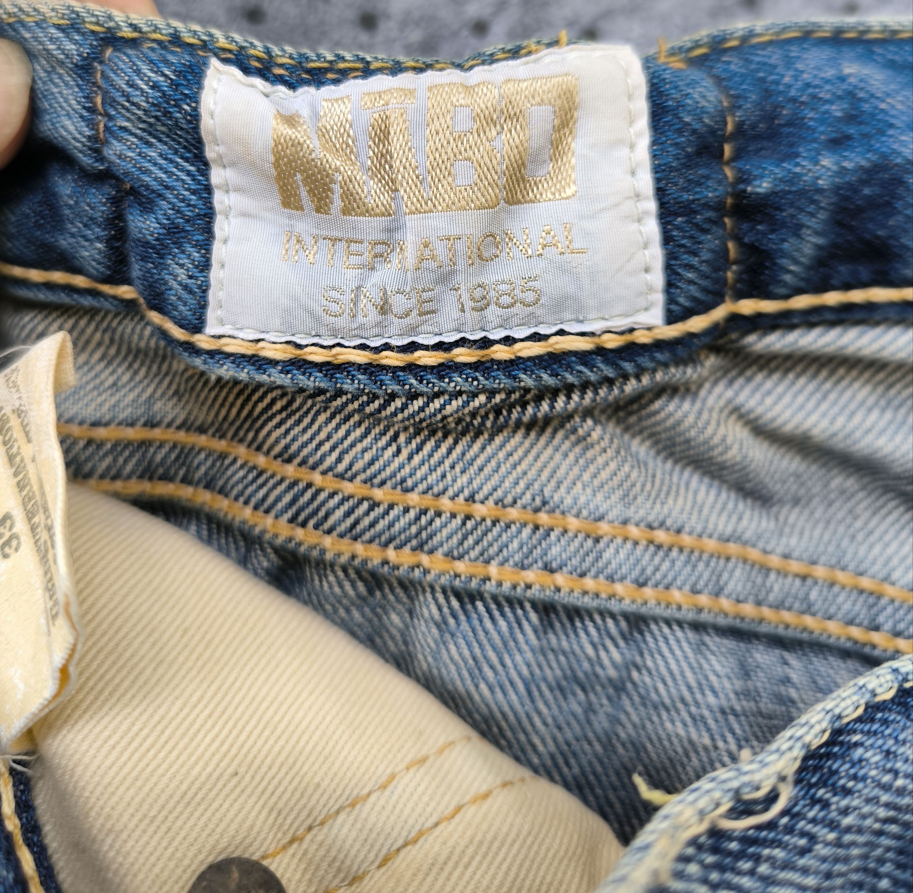 Japanese Brand MABO International distressed selvedge jeans Size US 33 - 4 Thumbnail