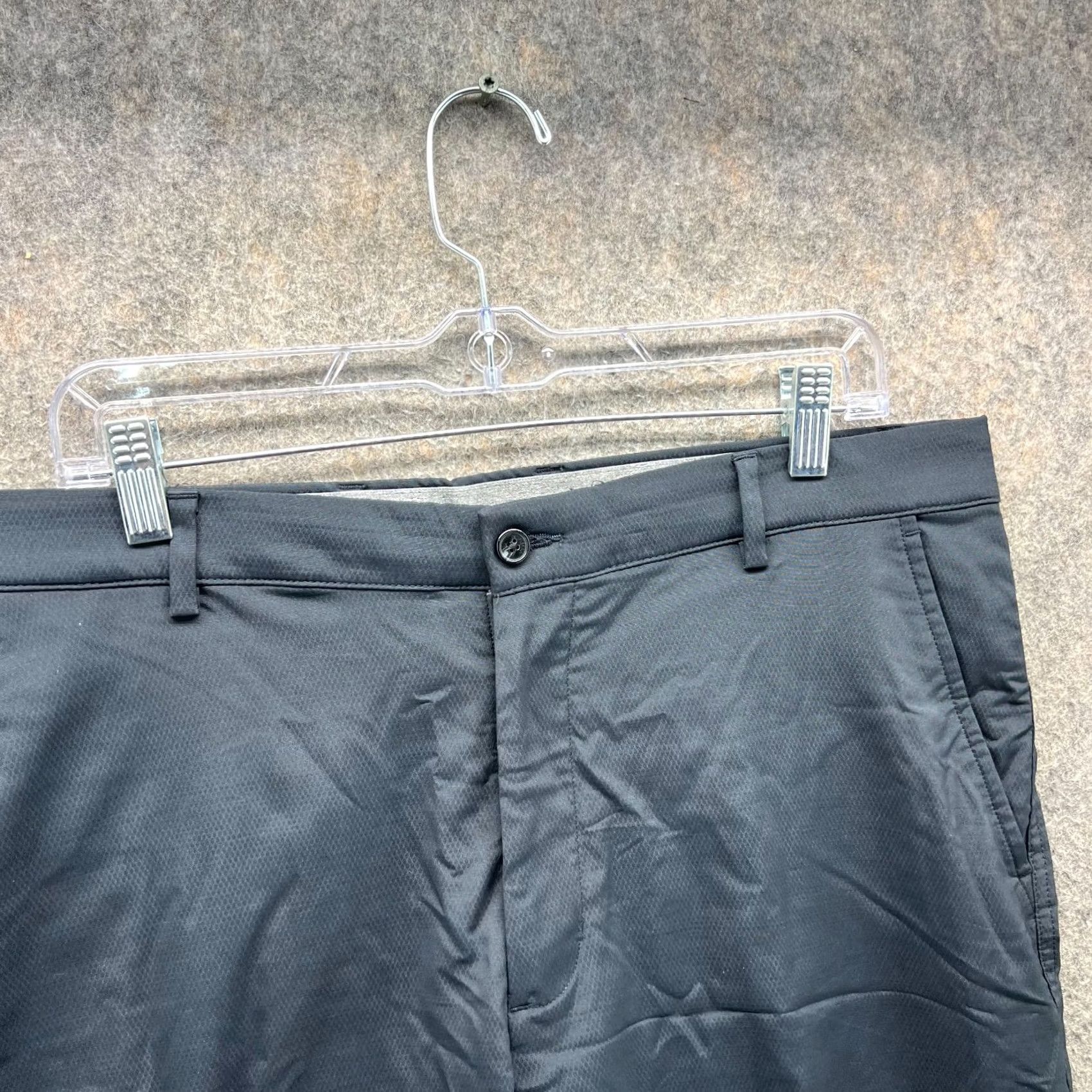 Vintage Greg Norman Shorts Mens 38 Black Chino Flat Front Golf Stretch Knit casual VINTAGE? No Size US 38 / EU 54 - 6 Thumbnail