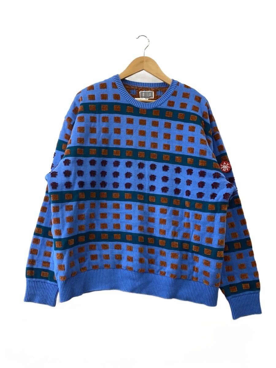 Cav Empt Blue Cotton Knit Sweater (thick) Size US L / EU 52-54 / 3 - 2 Thumbnail