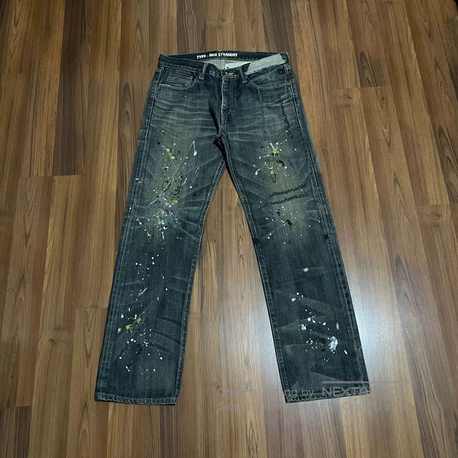 Neighborhood NEIGHBORHOOD 08EX Distressed Jeans. Size US 43 - 1 Thumbnail