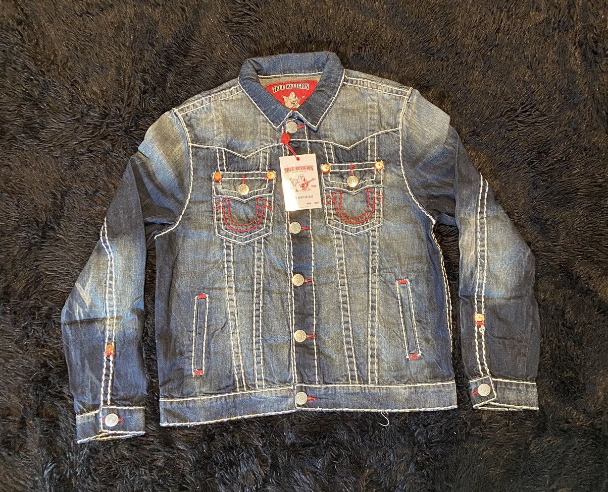 image of True Religion Denim Jacket in Blue, Men's (Size XL)