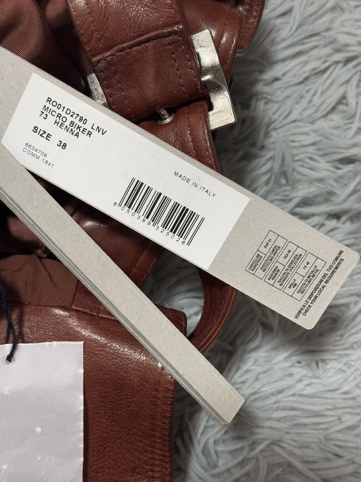 Rick Owens Rick Owens 24ss leather jacket Size US M / EU 48-50 / 2 - 11 Thumbnail