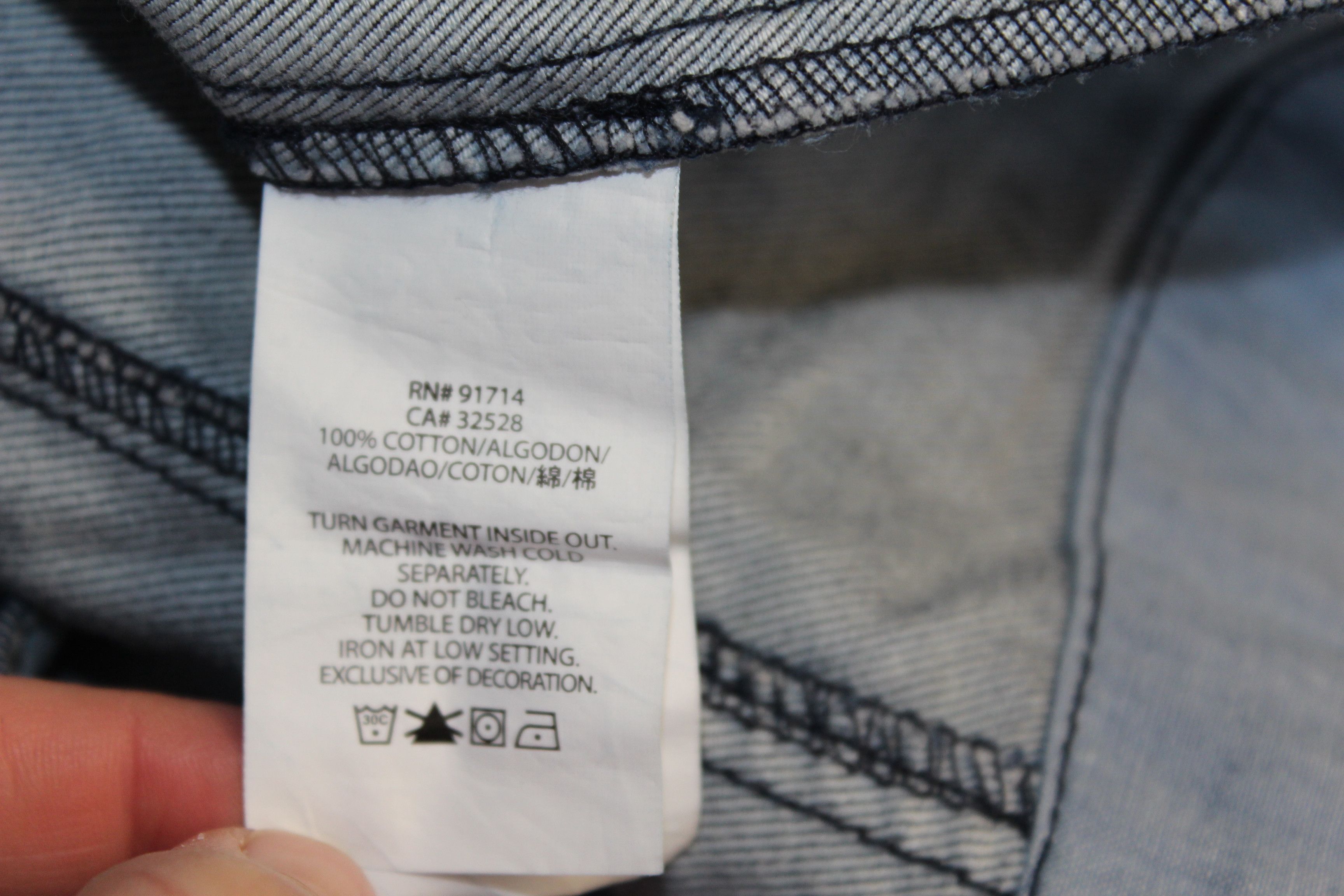 Armani Women's Armani Exchange Denim Blazer Jacket Size L / US 10 / IT 46 - 8 Thumbnail