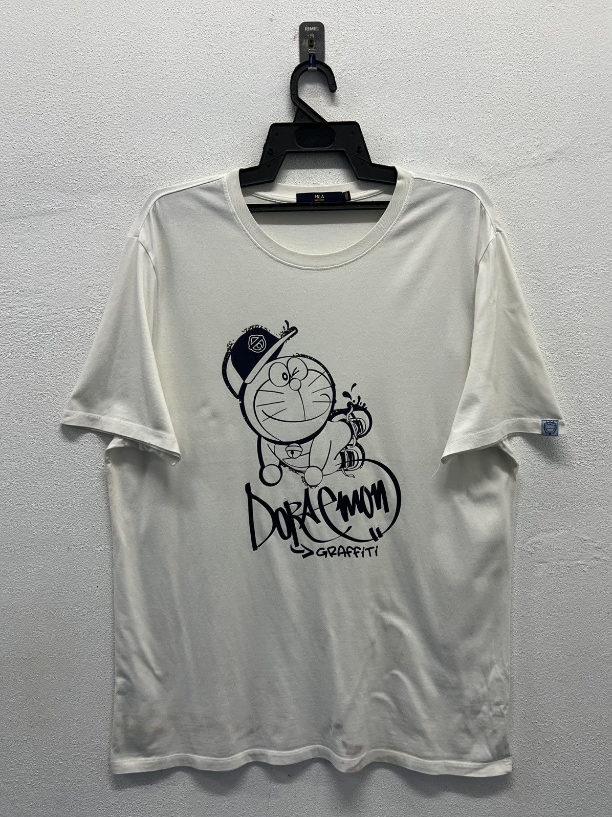 Anime × Japanese Brand HLA MENSWEAR DORAEMON GRAFFITI SHIRT Size US L / EU 52-54 / 3 - 1 Thumbnail