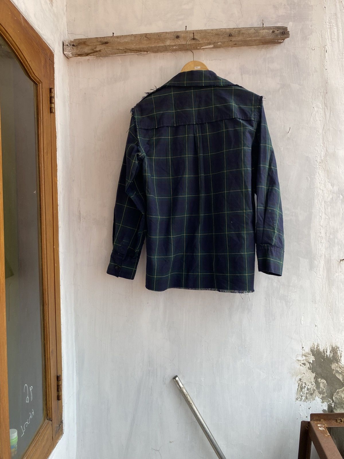 Maison MIHARA YASUHIRO checker distressed flanel Size US S / EU 44-46 / 1 - 2 Thumbnail
