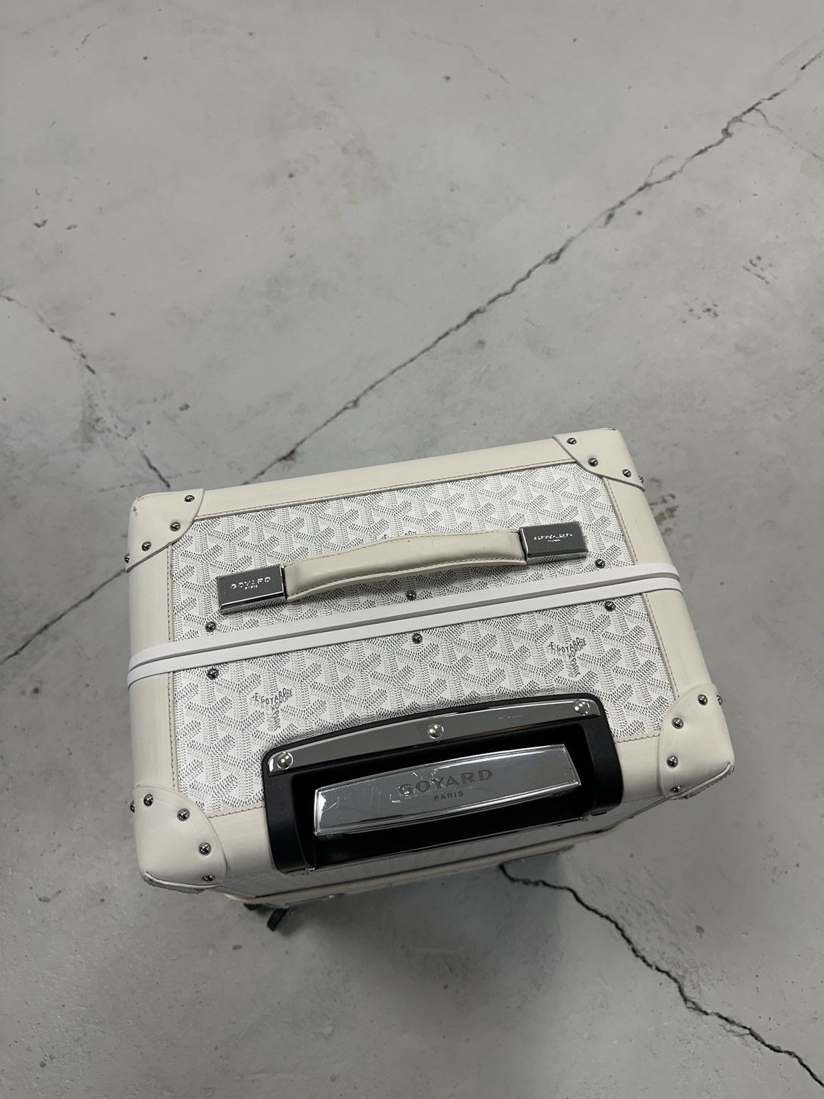 Goyard Goyard Bourget PM Trolley Suitcase White 23L Size ONE SIZE - 5 Thumbnail