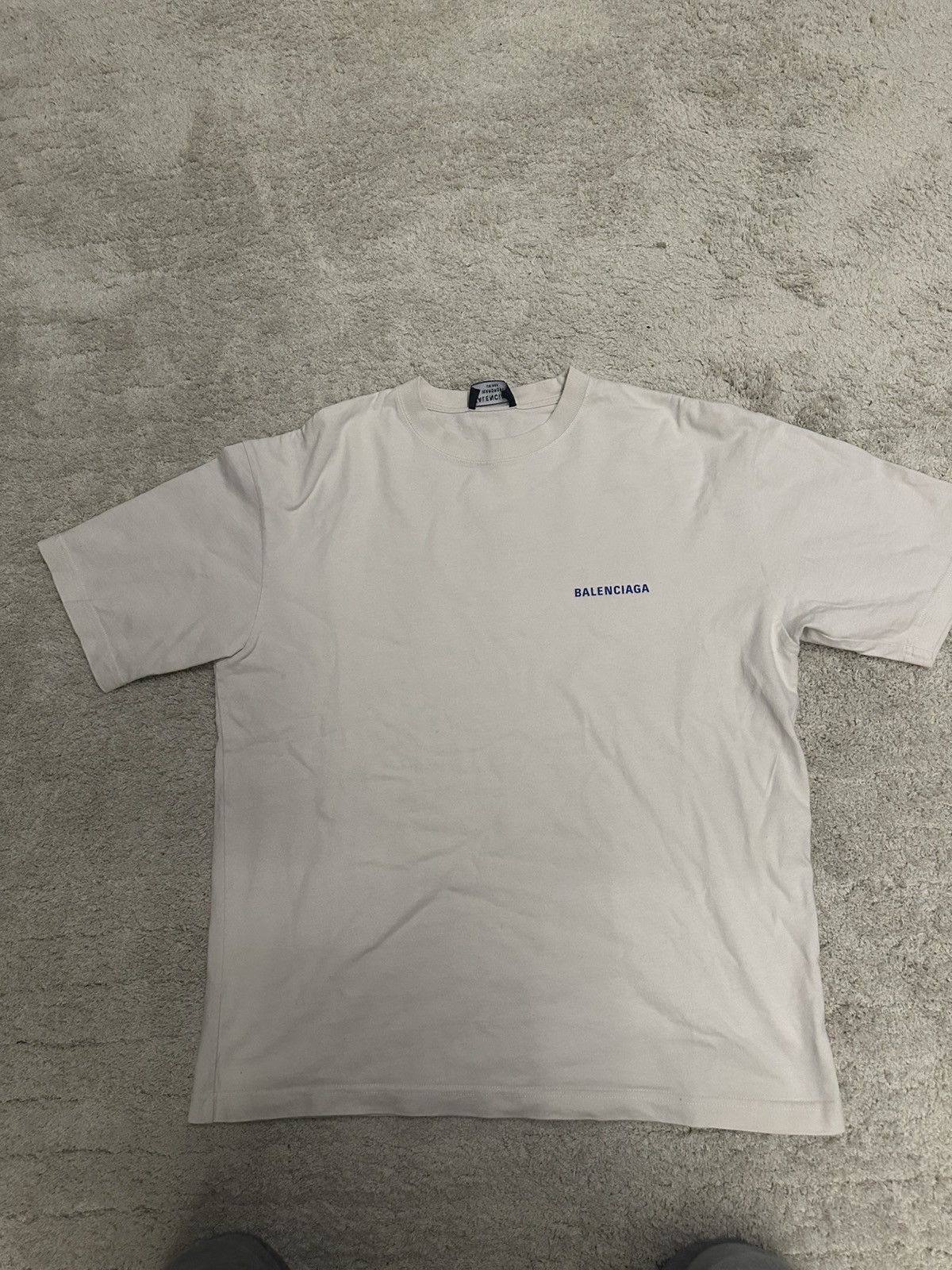 Balenciaga Balenciaga XS Creme/Blue T Size US XS / EU 42 / 0 - 1 Thumbnail