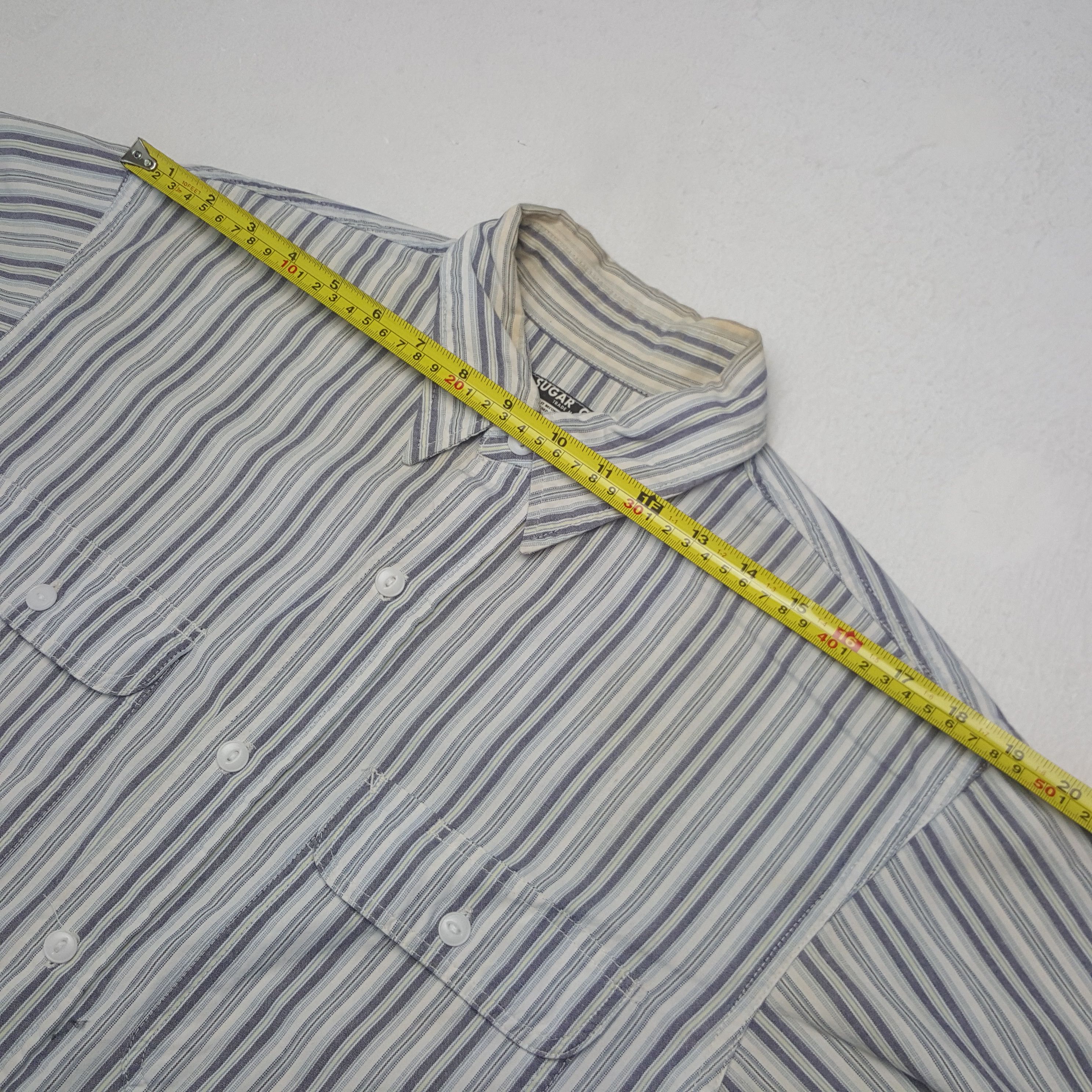 Sugar Cane Vintage Sugar Cane Worker Striped Button Up Shirt Size US M / EU 48-50 / 2 - 5 Thumbnail