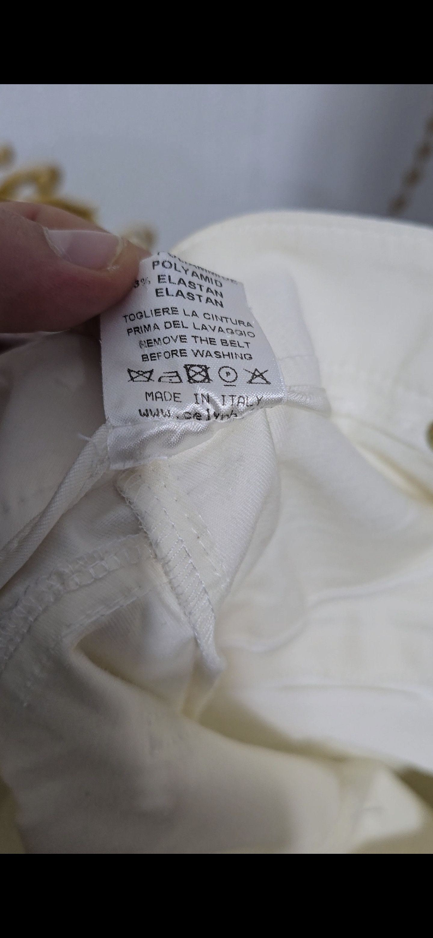 Elisabetta Franchi ELISABETTA FRANCHI pants size SMALL Size 27" / US 4 / IT 40 - 12 Thumbnail