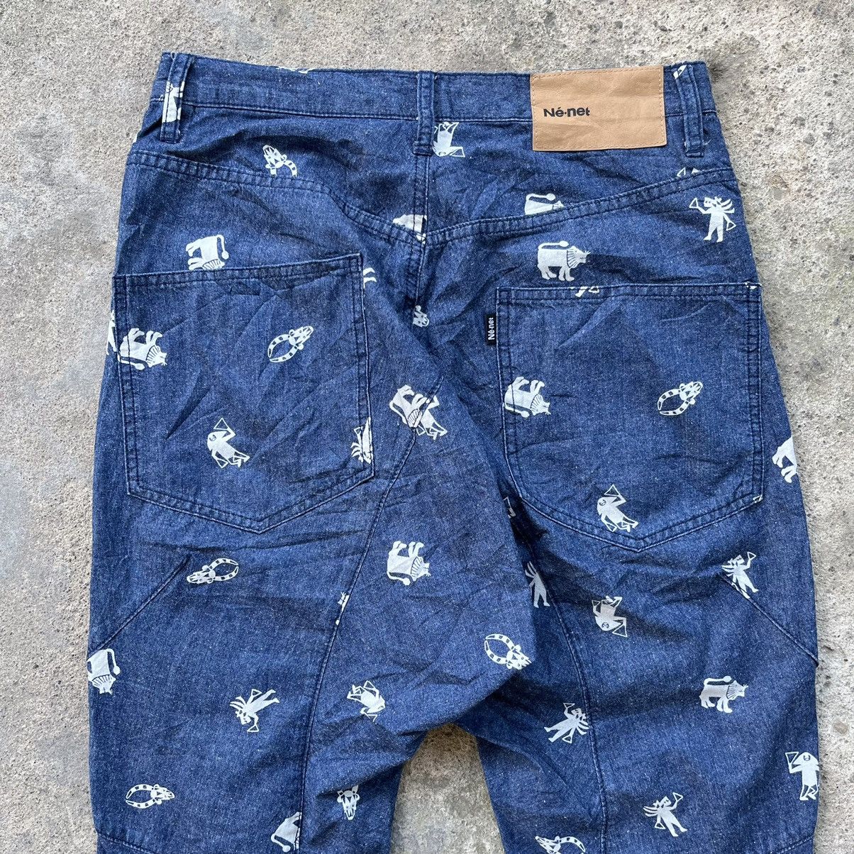 Issey Miyake Ne-net by Issey Miyake Pants Full Print Size US 30 / EU 46 - 10 Thumbnail