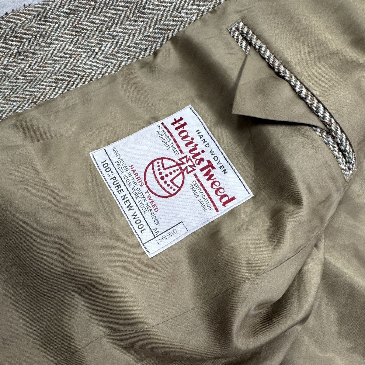 Harris Tweed Harris Tweed Wool Blazer Size fit chest 107 cm 42" Regular Size 42R - 12 Thumbnail