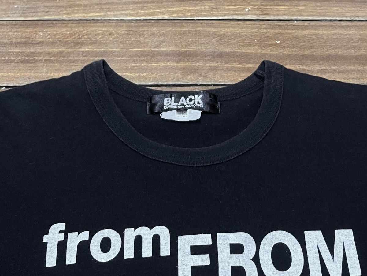 Comme des Garcons Black Very Rare Comme Des Garcons Black Wording T-shirt 2017s Size US S / EU 44-46 / 1 - 3 Thumbnail