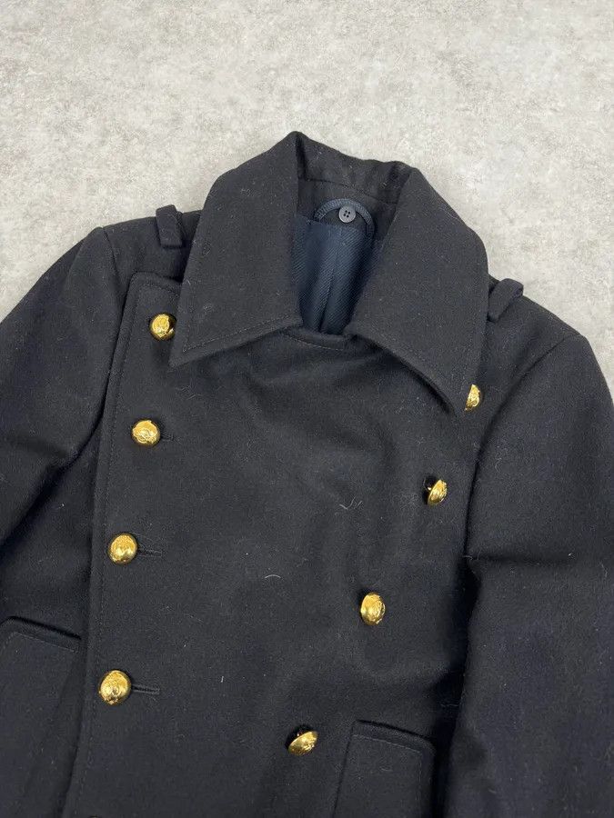 Balenciaga AW2007 Balenciaga Black Classy Officer Jacket By Nicolas Ghesquière Size US M / EU 48-50 / 2 - 6 Thumbnail