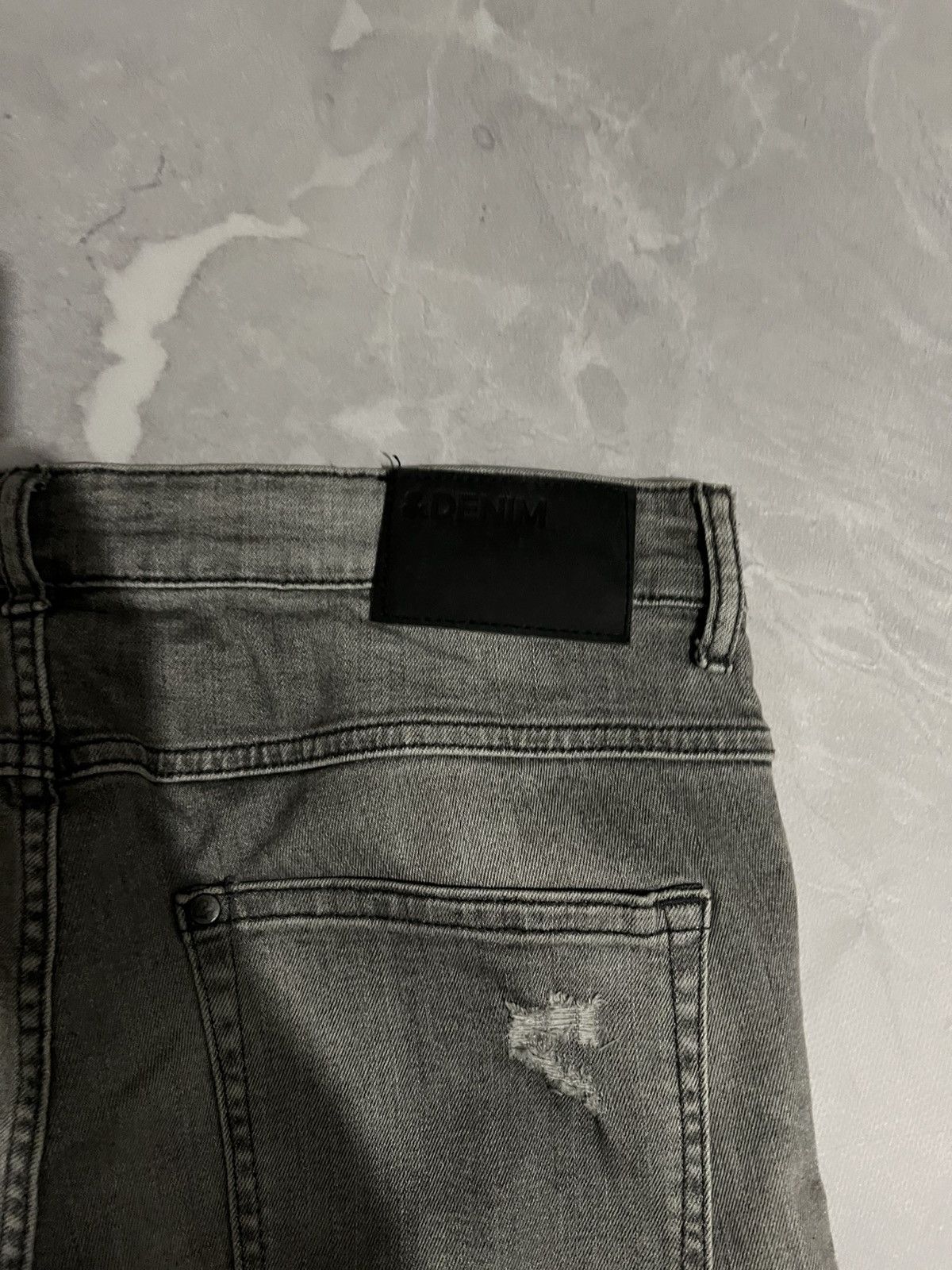 Vintage Skinny Japanese If Six Was Nine Style Jeans Faded 90 Size US 34 / EU 50 - 7 Thumbnail