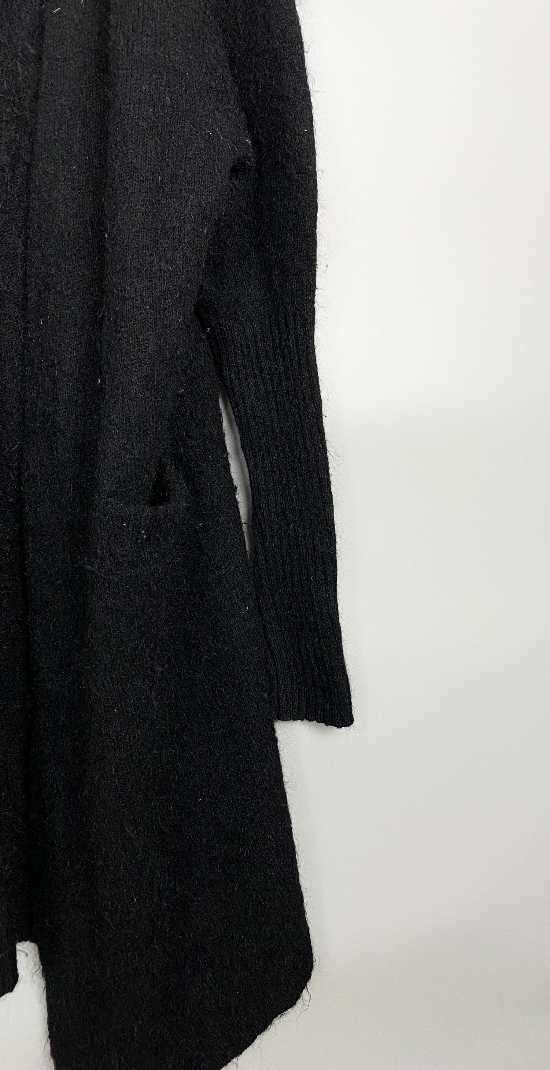 Acne Studios Acne Studios Raya Paw14 Mohair Wool Black Cardigan Size S / US 4 / IT 40 - 9 Thumbnail