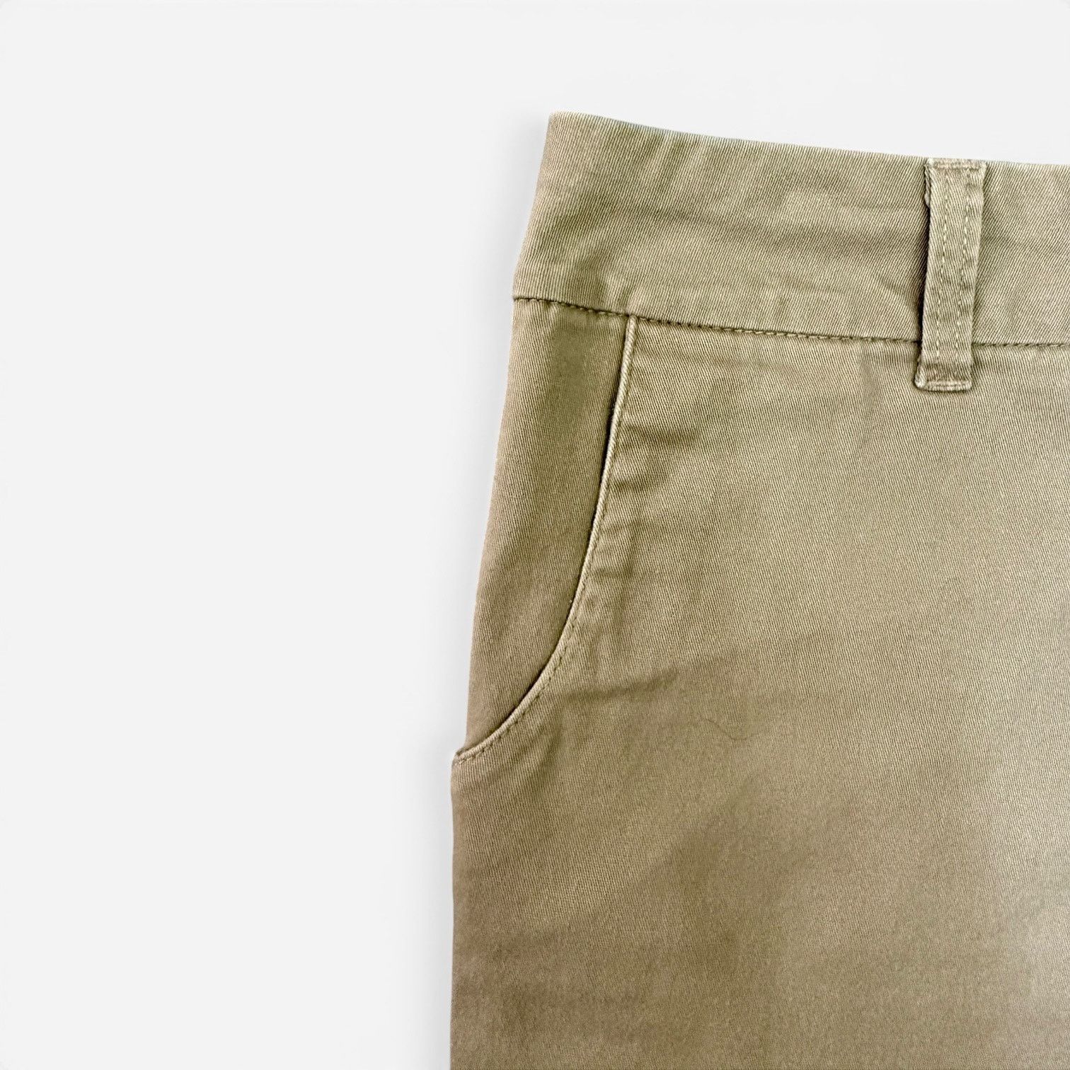 Dickies Dickies Khaki Skirt Womens 10 / Juniors 13 | Casual Uniform Size 32" / US 10 / IT 46 - 4 Thumbnail