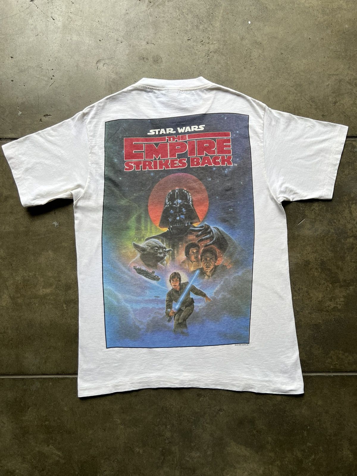 1995 Star Wars The Empire Strikes Back Movie Promo Tee Shirt