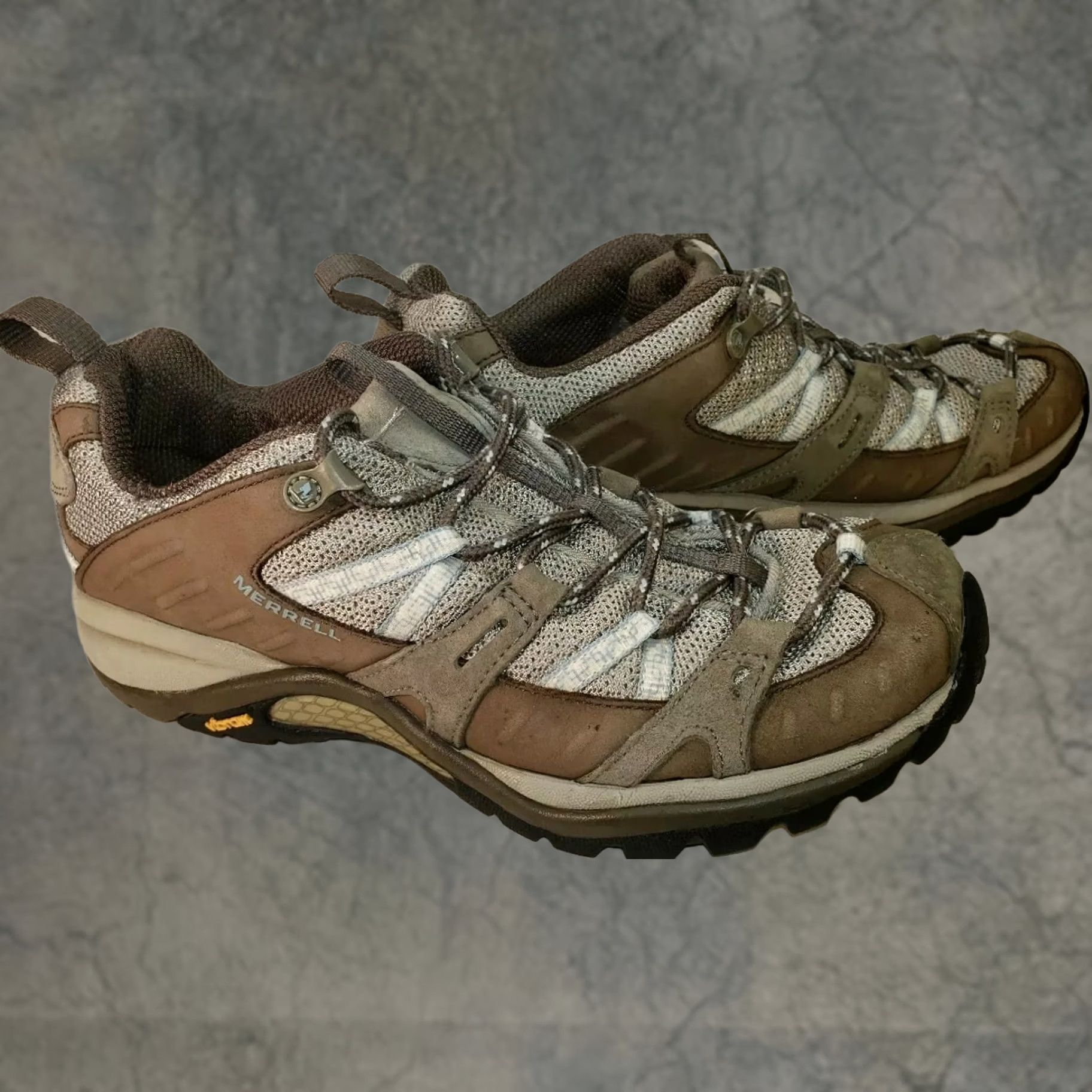 Merrell Merrell Siren Sport Low Top Hiking Shoes Womens Size 8.5 Olive Brown Gray J16962 Size M / US 6-8 / IT 42-44 - 1 Thumbnail
