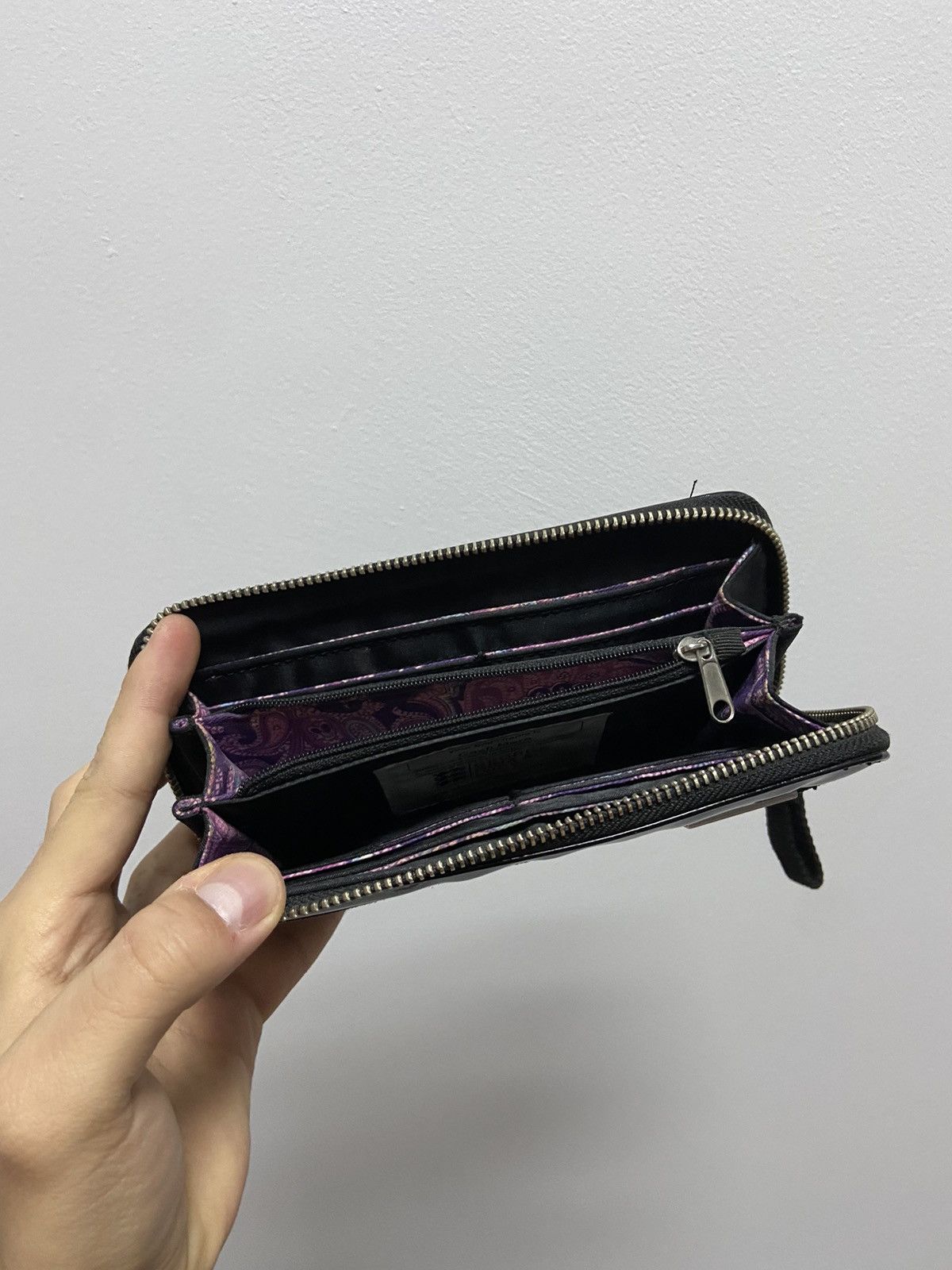Japanese Brand × Vintage George Gina Lucy wallet Lacquering small logo vintage zip Size ONE SIZE - 4 Thumbnail