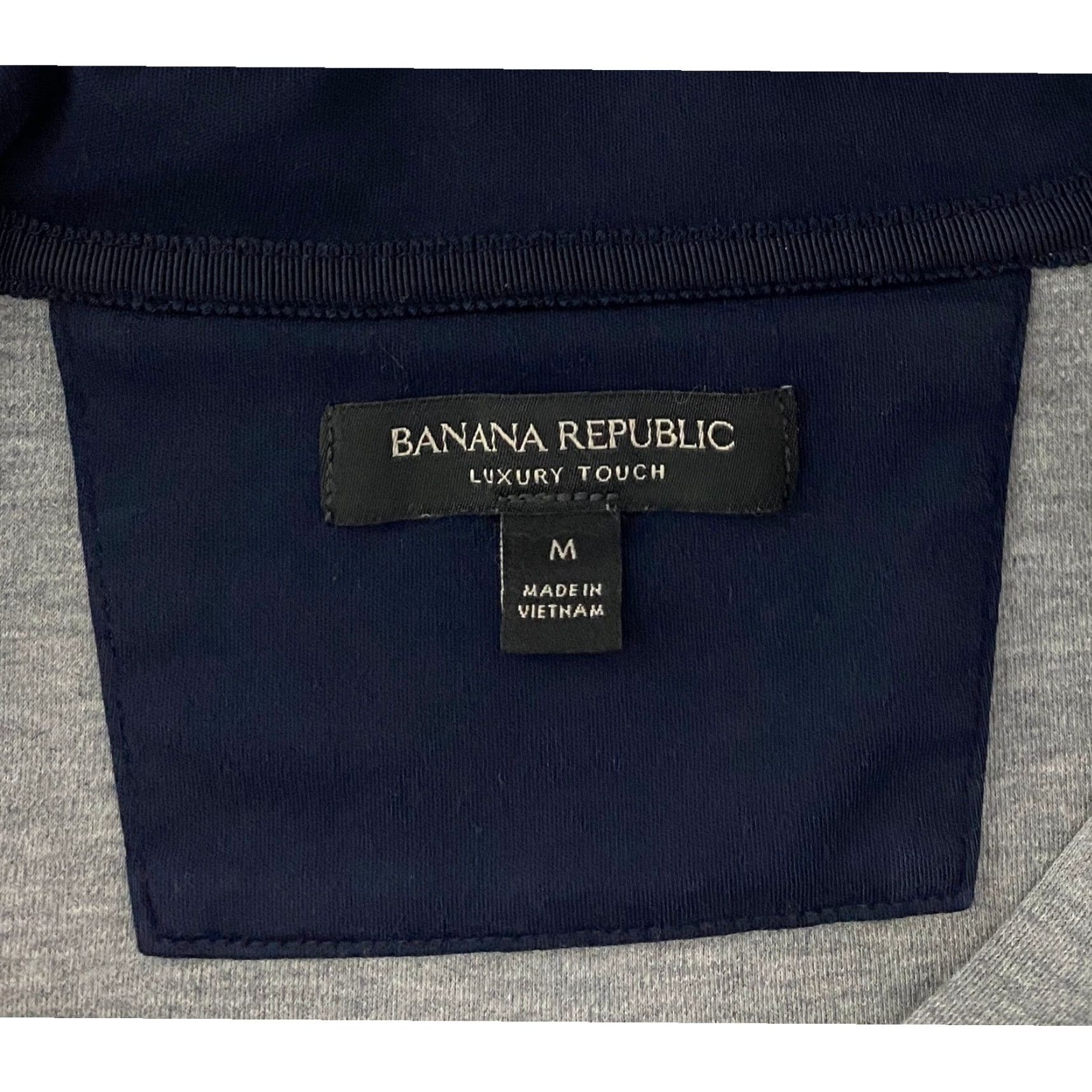Banana Republic Banana Republic Mens Gray 1/4 Zip Pullover Long Sleeve Top Luxury Touch Casual Knit Tight-Knit Mock Neck Sweatshirt Sweater Size US M / EU 48-50 / 2 - 3 Thumbnail