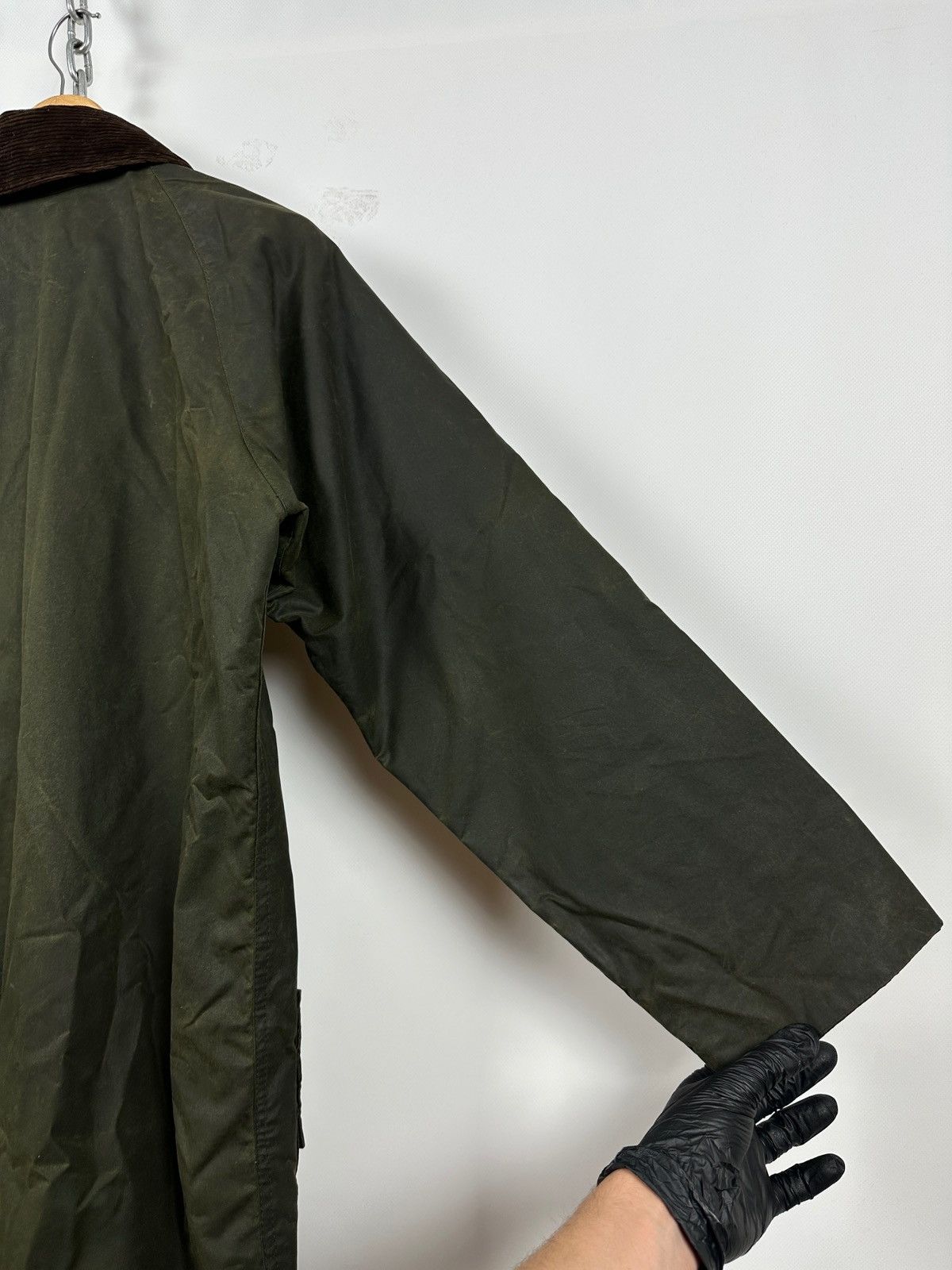 Barbour Vintage Barbour Gamefair Waxed Olive Green Coat Jacket Size US S / EU 44-46 / 1 - 20 Thumbnail