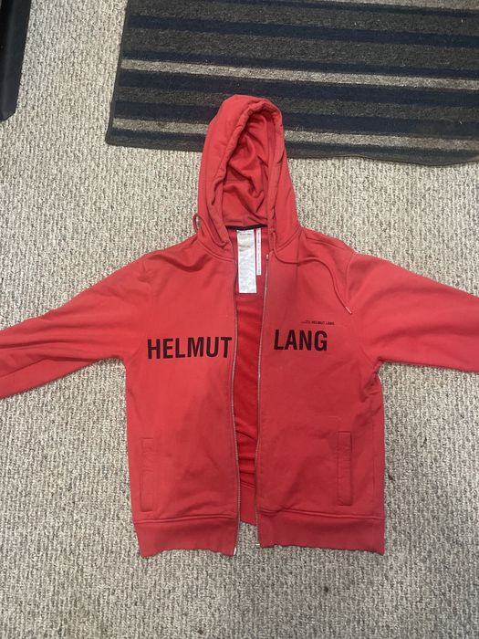 Helmut lang best sale red zip up