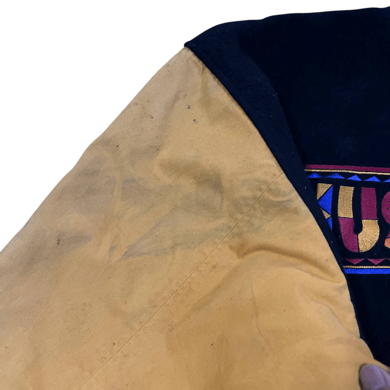 Nike Rare 1992 Nike Spike Lee Urban Jungle Wool Varsity Jacket Size US L / EU 52-54 / 3 - 3 Thumbnail