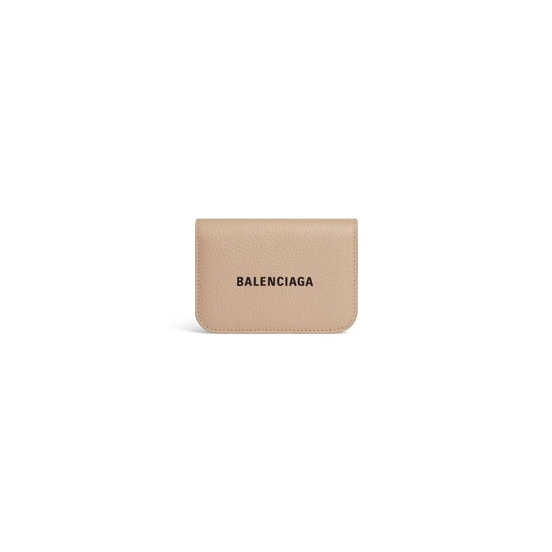 Balenciaga o1srvl11e0225 Size: OS / Cash Mini Wallet in Beige Size ONE SIZE - 1 Thumbnail